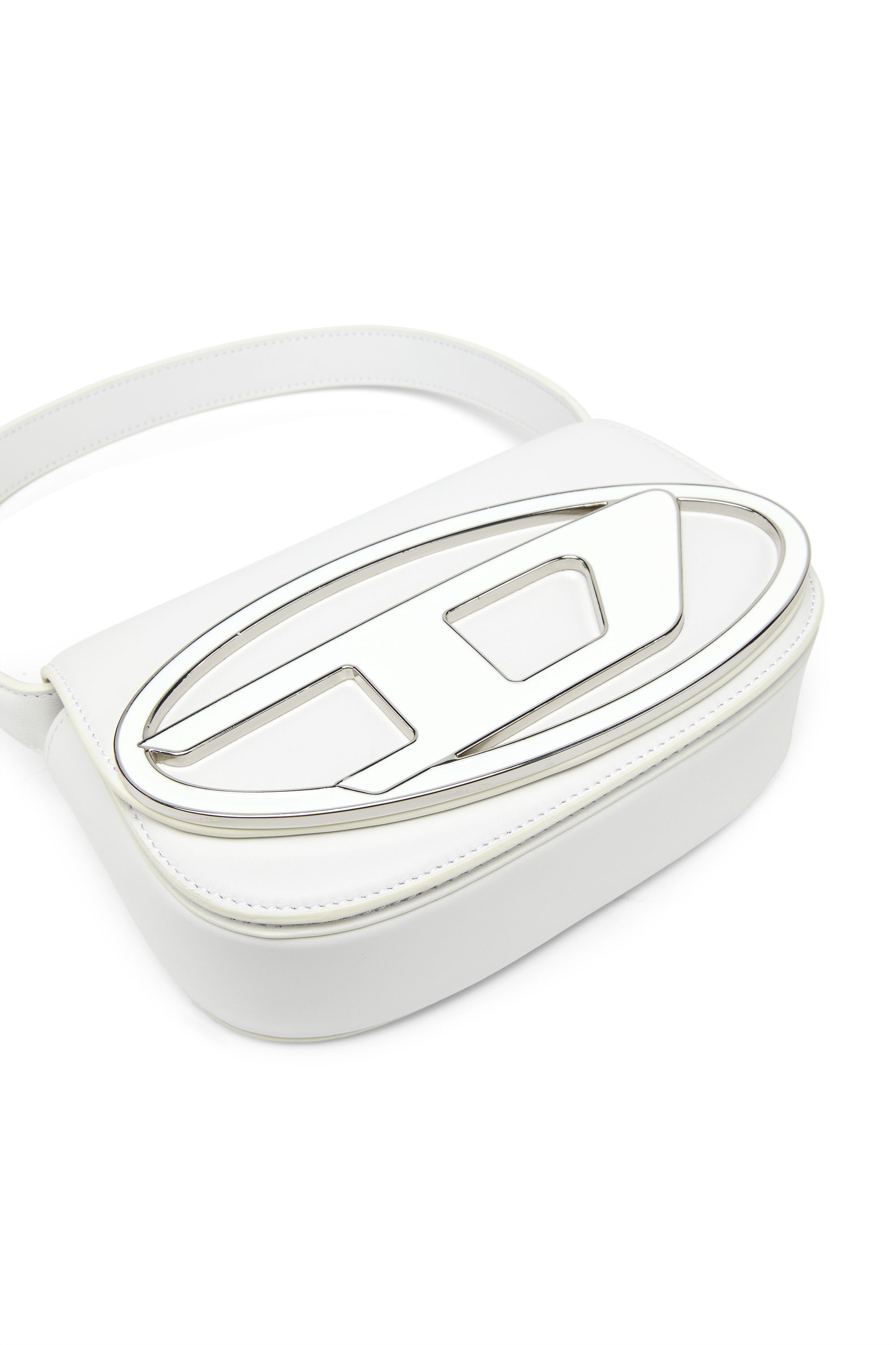 Diesel - 1DR, Female's 1DR-Iconic shoulder bag in nappa leather in White - 5