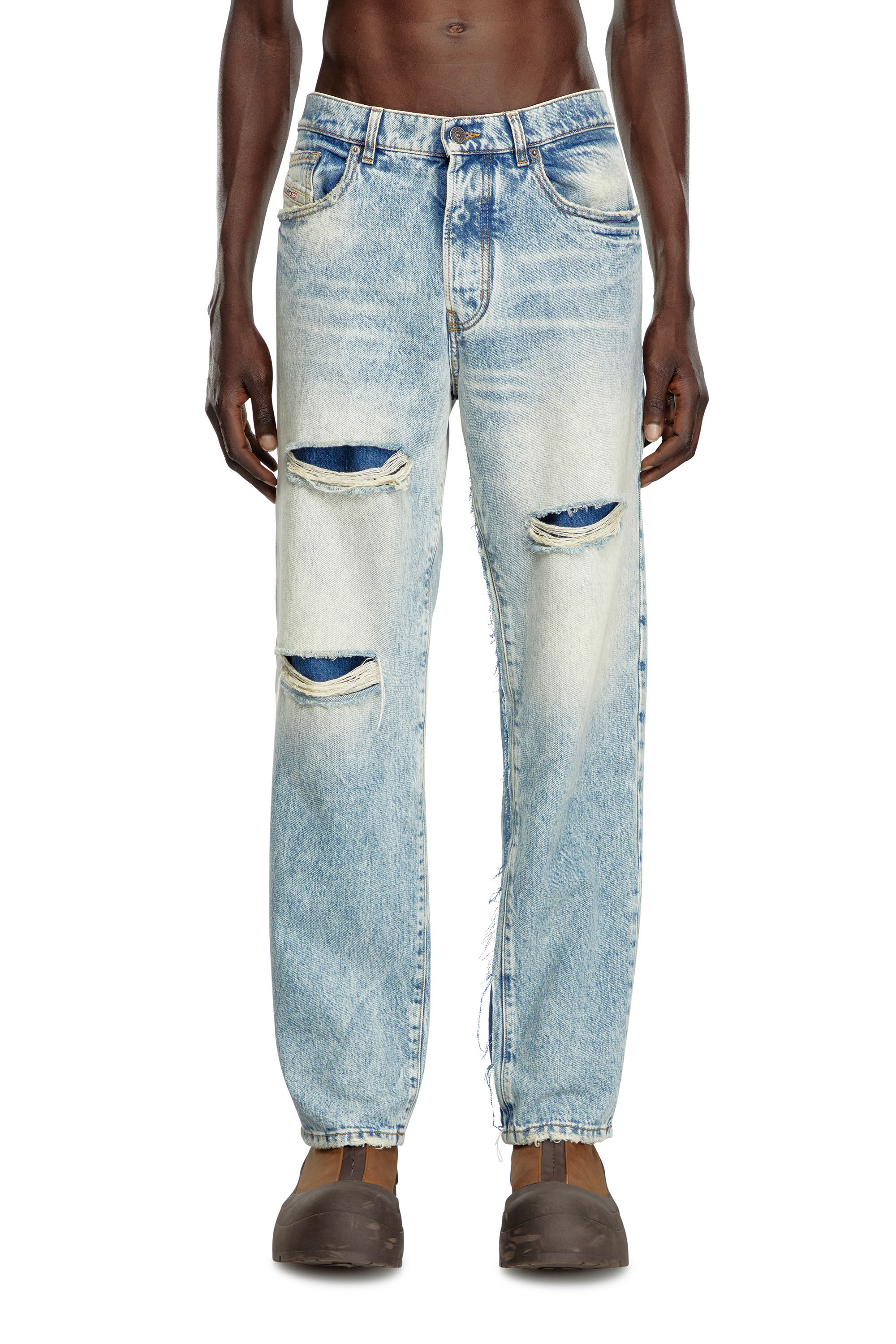 Diesel - Male's Relaxed Jeans D-Fire 0AJEN, Light Blue - 3