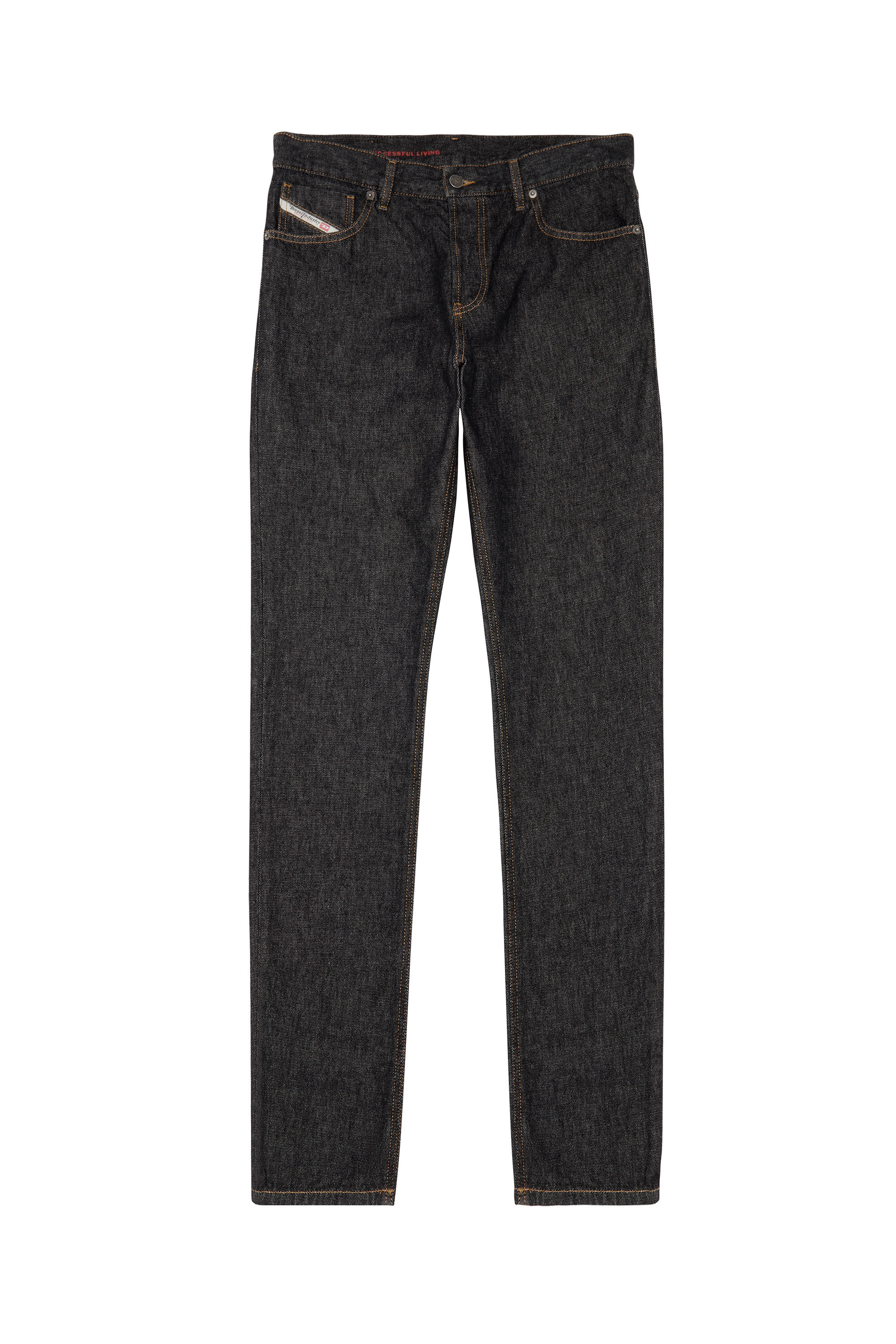 Diesel - Straight Jeans 1995 D-Sark Z9C34, Male's Straight Jeans - 1995 D-Sark in Black/Dark Grey - 2
