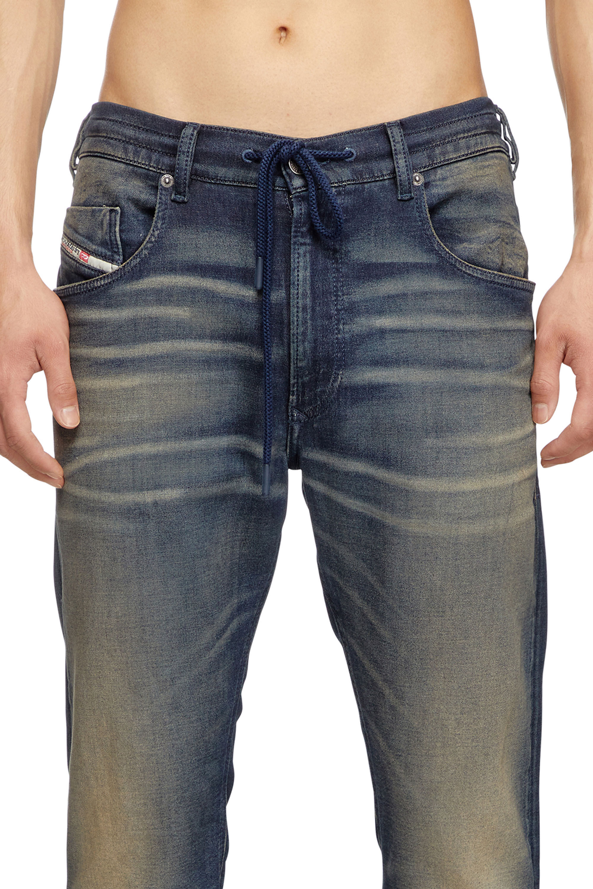 Diesel - Male's Regular 2030 D-Krooley Joggjeans® 068PM, Dark Blue - 5
