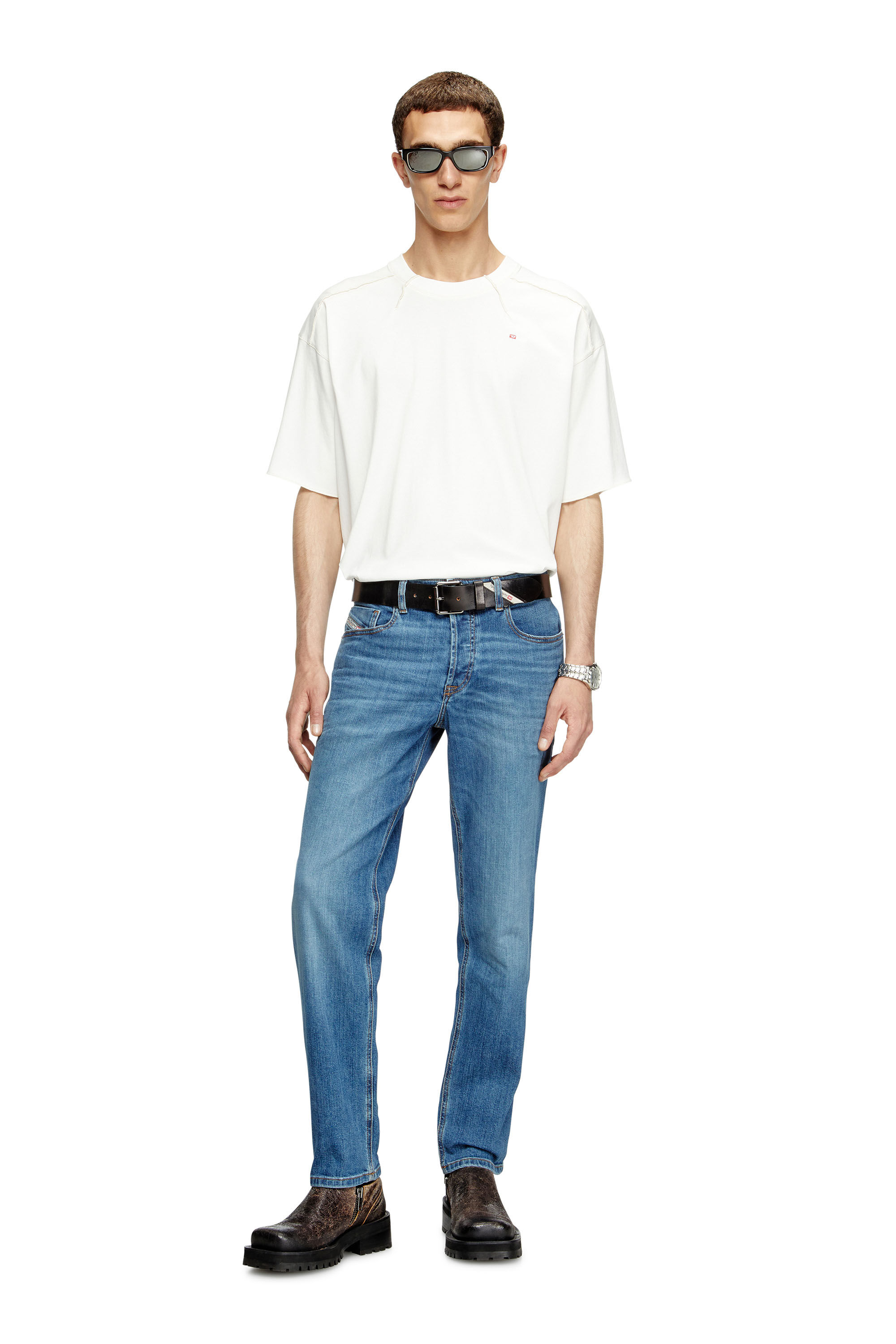Diesel - Male's Regular Jeans 2023 D-Finitive 0KIAL, Light Blue - 1