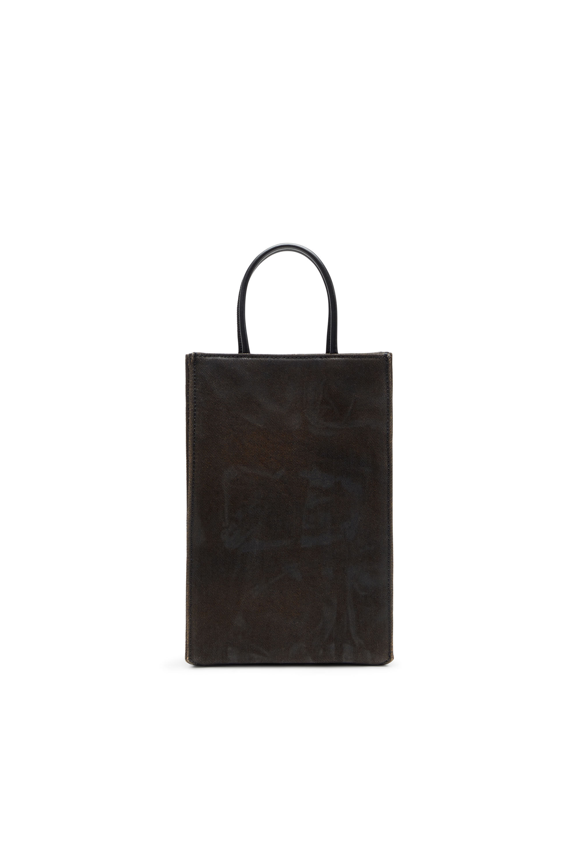 Diesel - LES SHOPPERS SHOPPER M X, Les Shoppers-Sac tote en denim floqué enduit Homme in Noir - 3