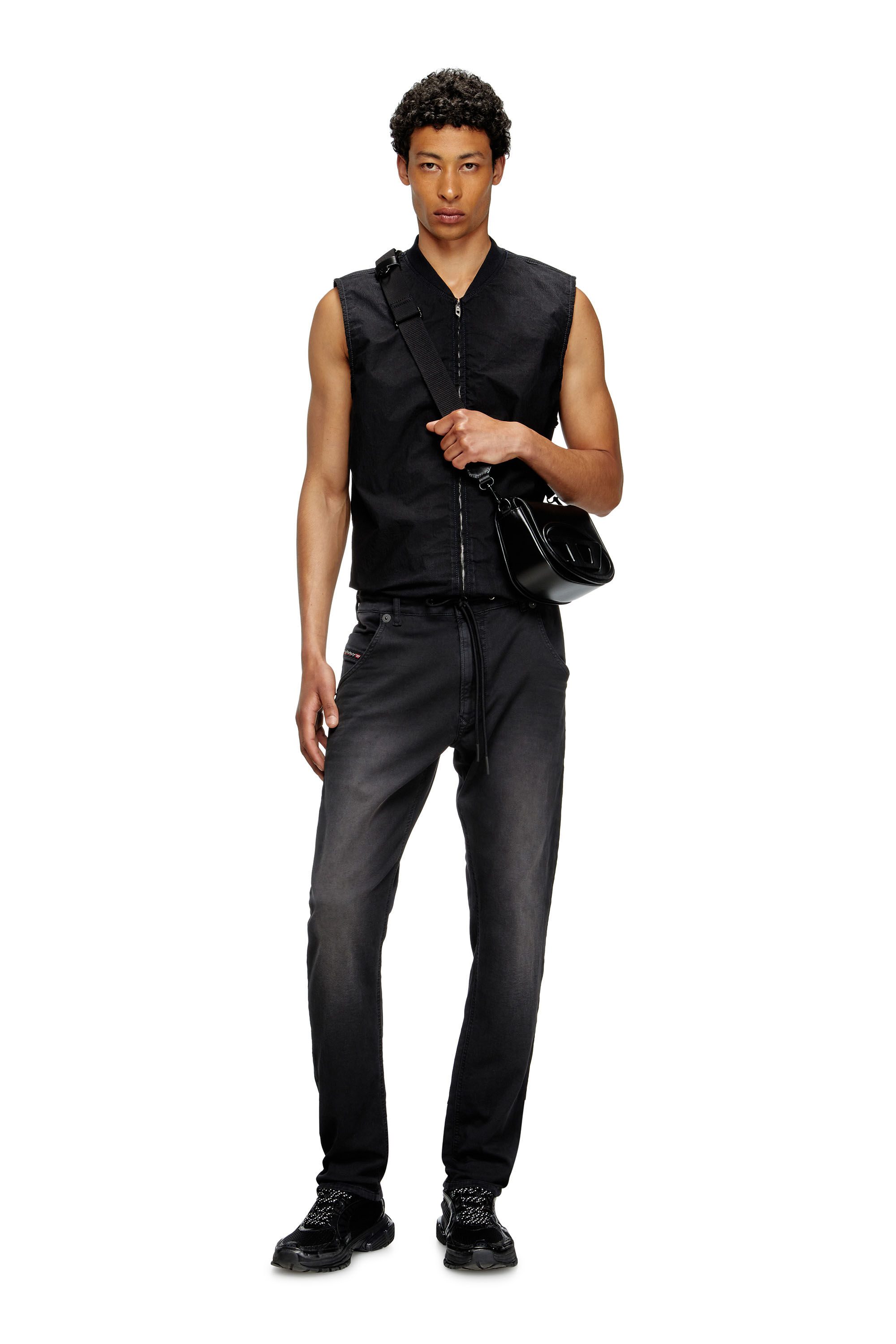 Diesel - Male's Regular 2032 D-Krooley Joggjeans® 0670M, Black/Dark Grey - 1
