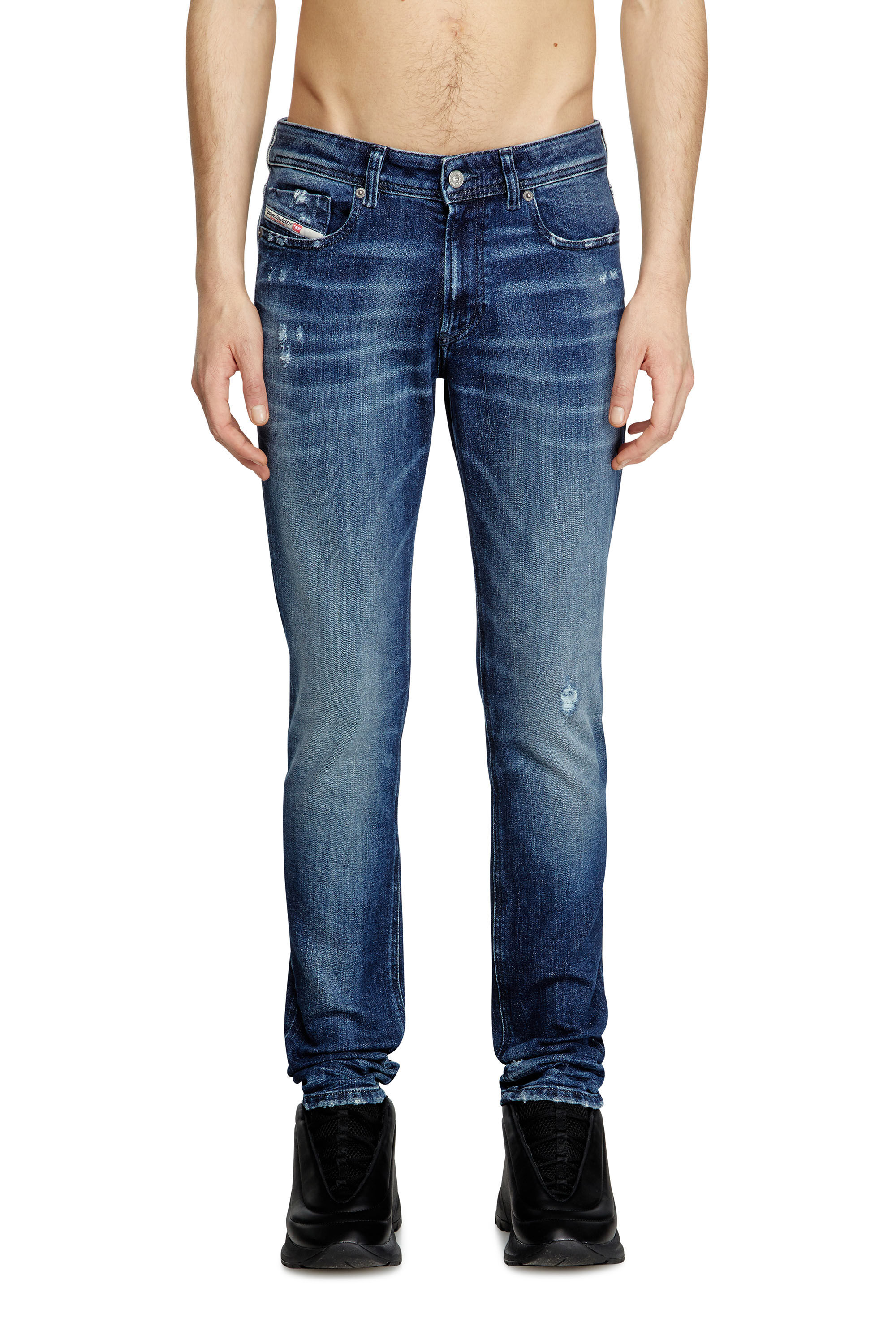 Diesel - Male's Skinny Jeans 1979 Sleenker 09L42, Dark Blue - 3
