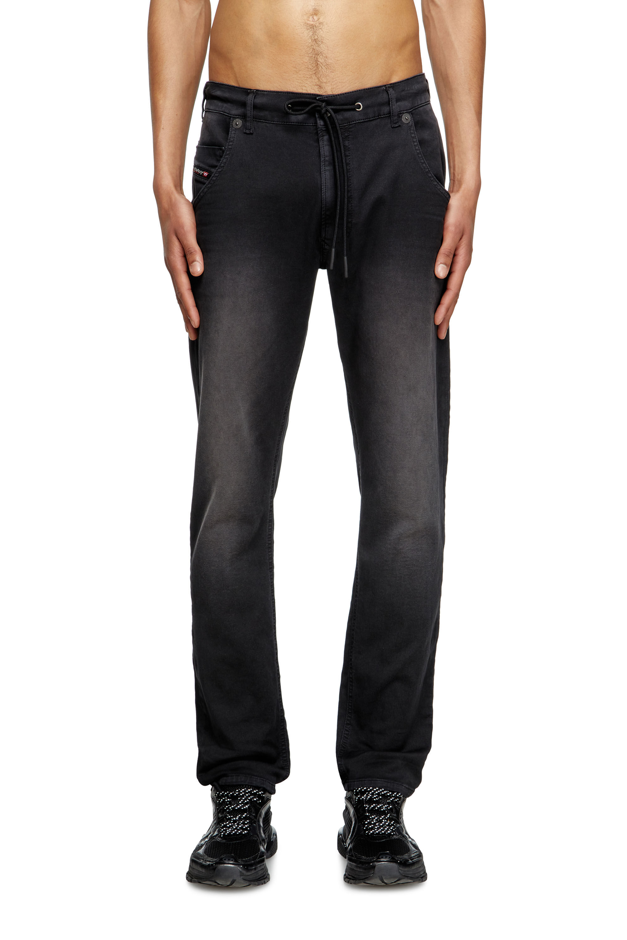 Diesel - Male's Regular 2032 D-Krooley Joggjeans® 0670M, Black/Dark Grey - 3
