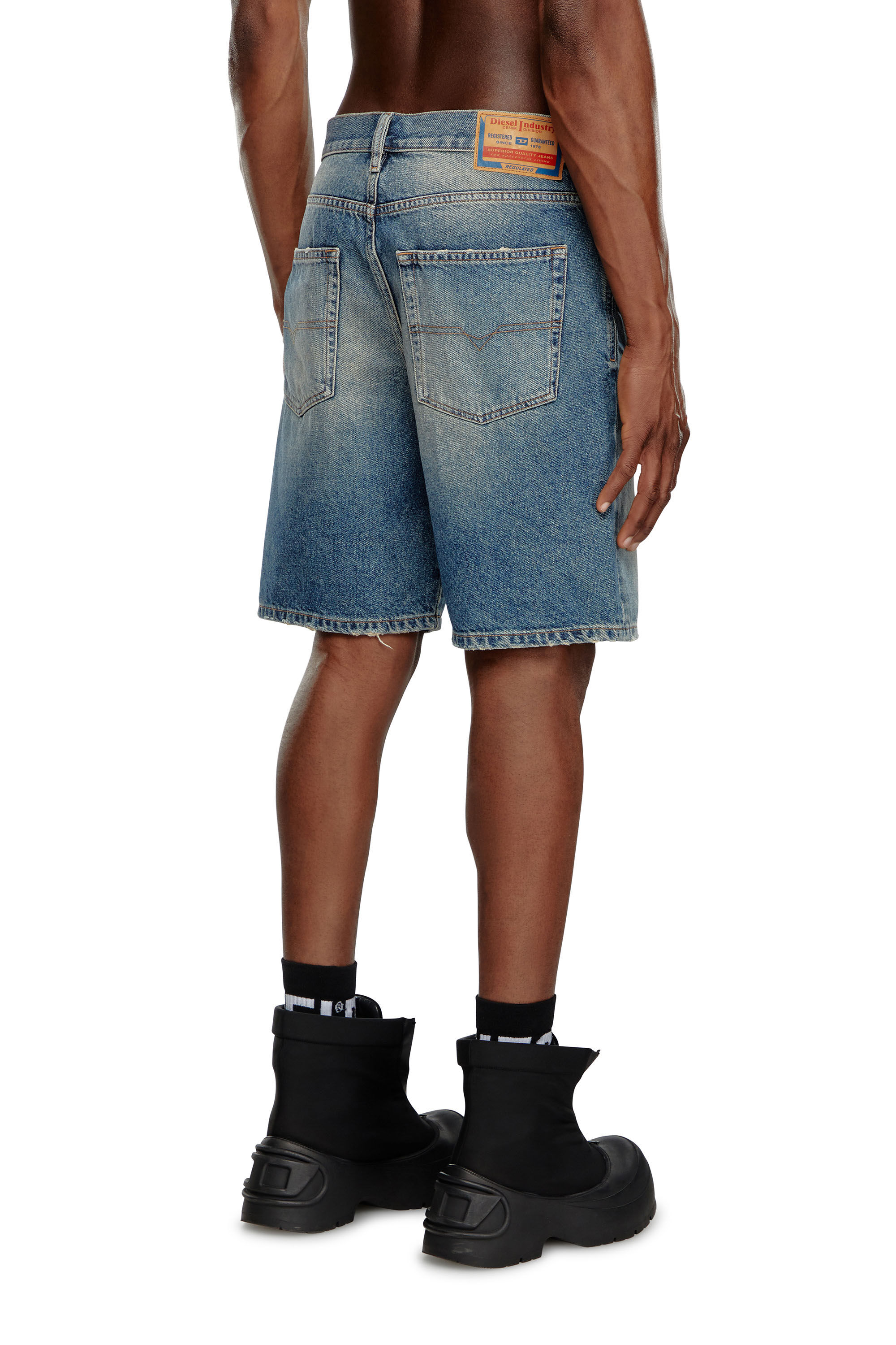 Diesel - REGULAR-SHORT, Short en denim Homme in Bleu - 5