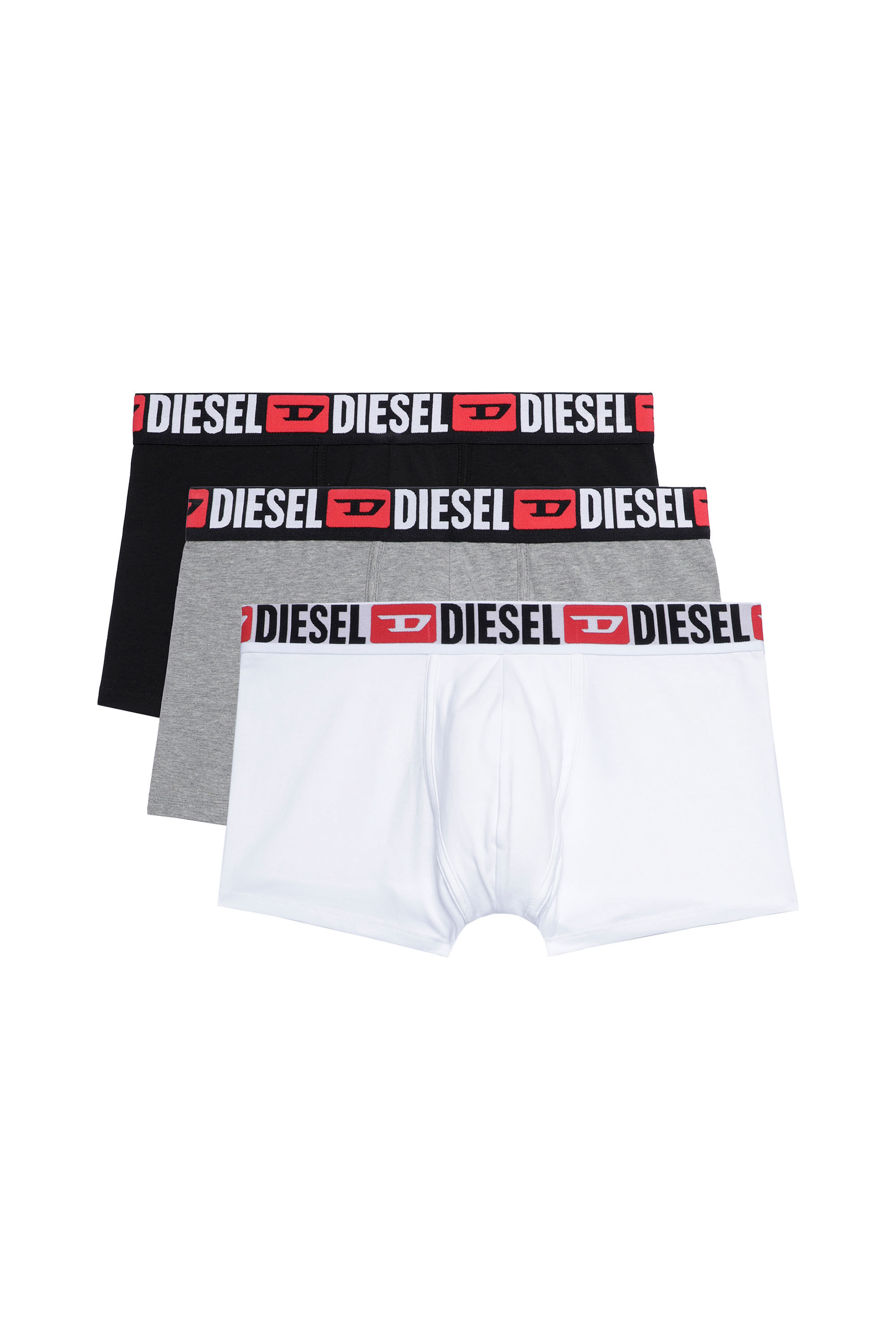 Diesel - UMBX-DAMIENTHREEPACK, Lot de trois boxers avec taille ornée du logo sur toute la surface Homme in Polychrome - 4