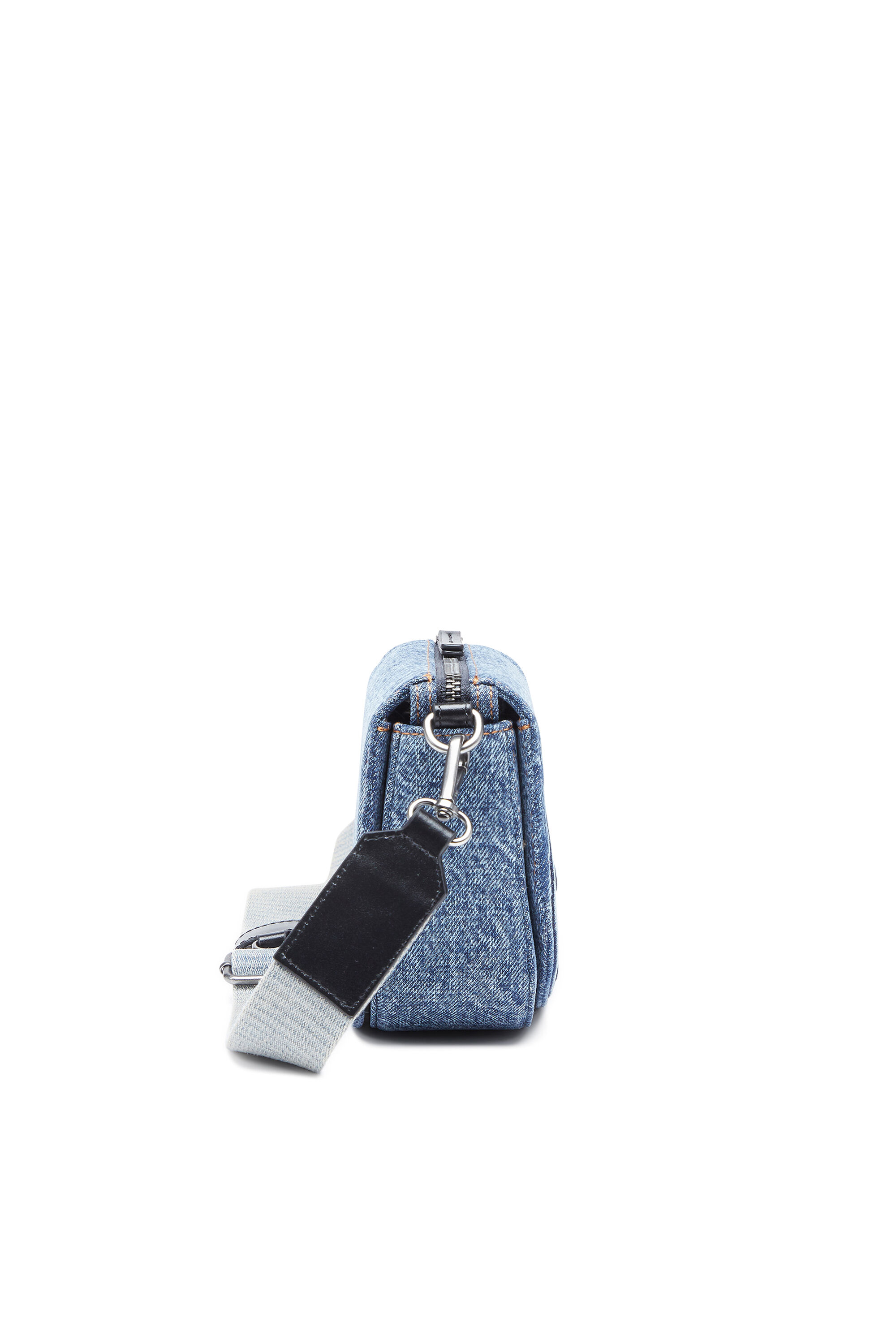Diesel - 1DR CAMERA BAG, Sac caméra en denim solarisé Mixte in Bleu - 4
