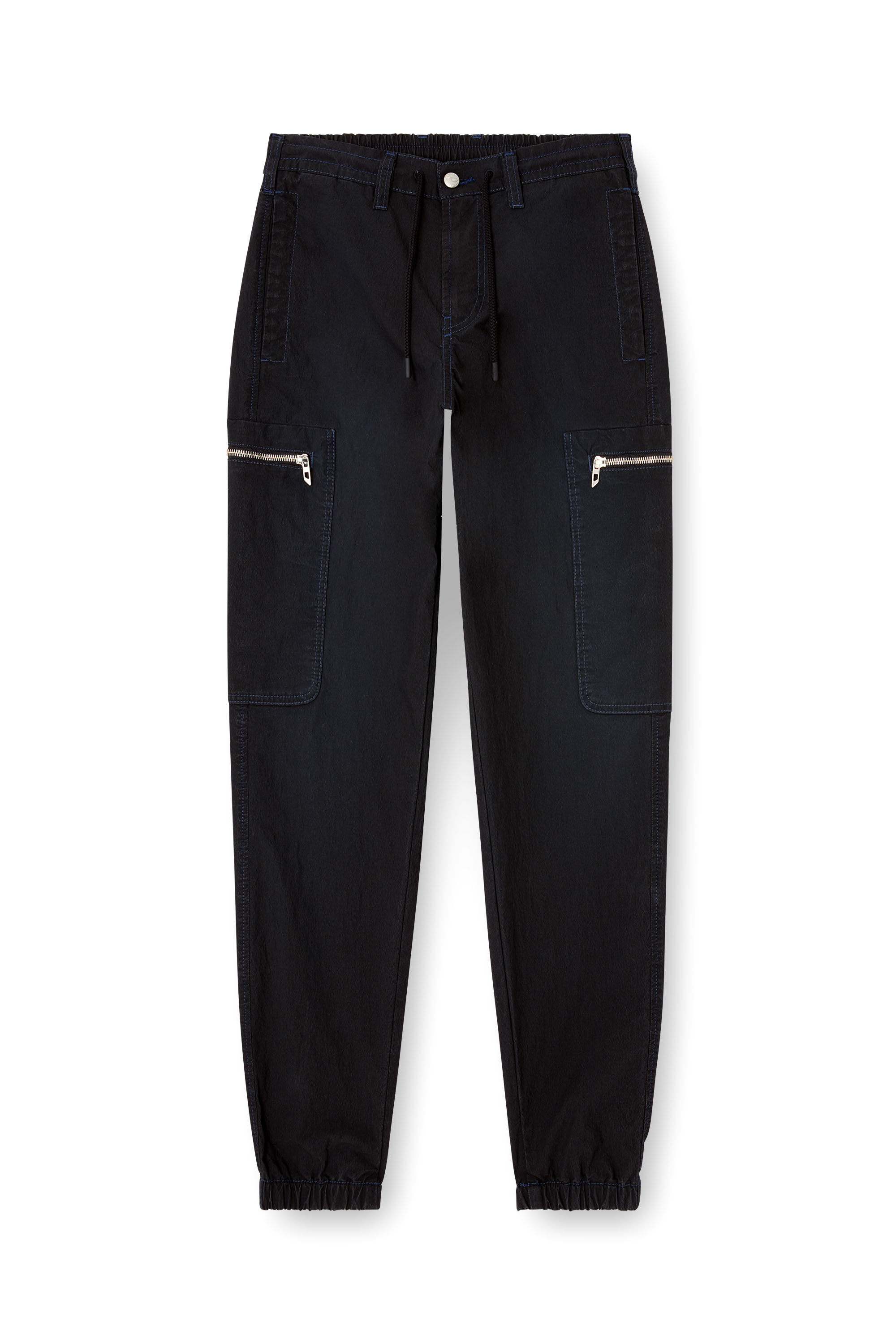 Diesel - Unisex's Slim D-Lab JoggJeans® 068SJ, Black/Dark Grey - 2