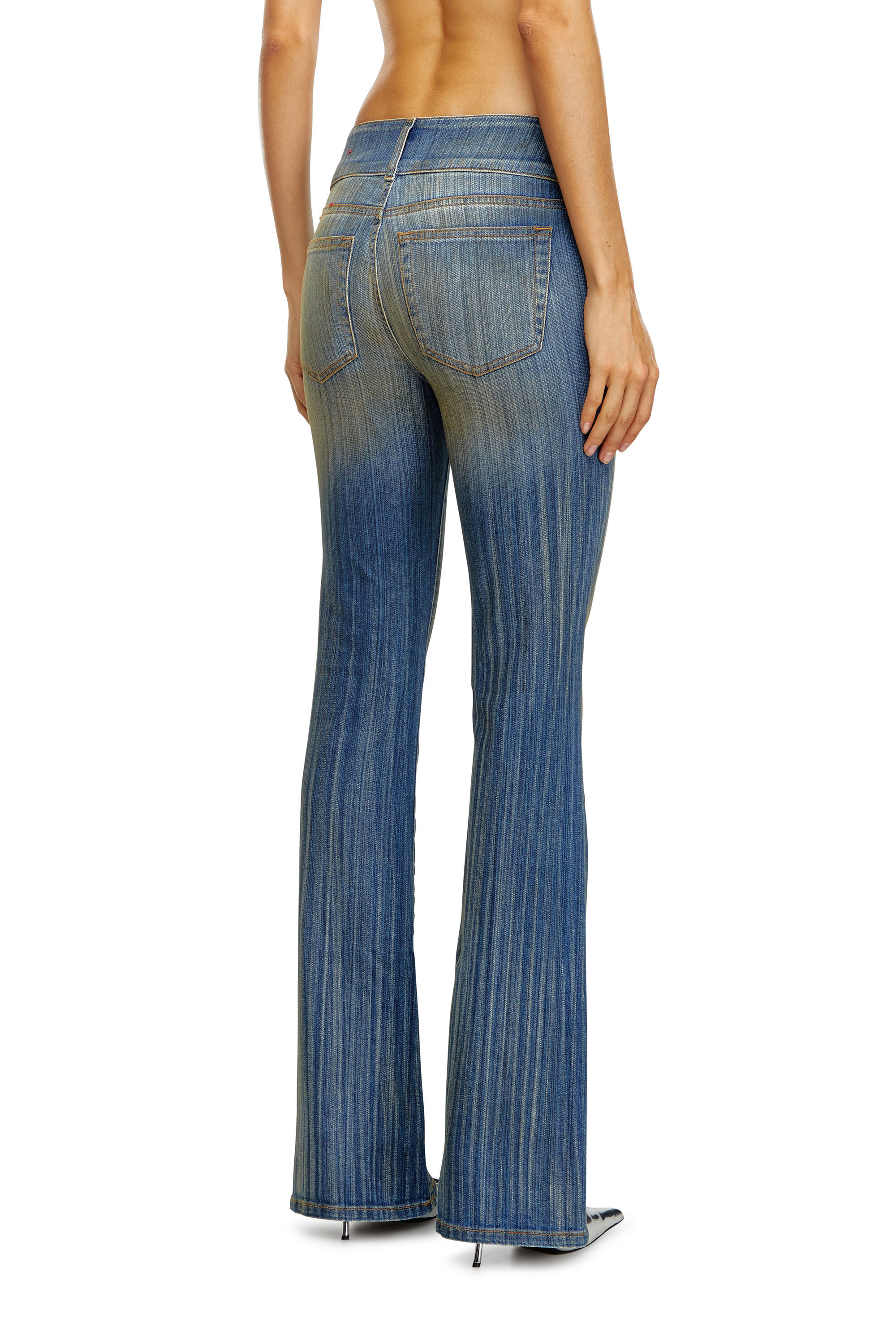 Diesel - Bootcut Jeans D-Propol 0CBCX Femme, Bleu moyen - Image 5