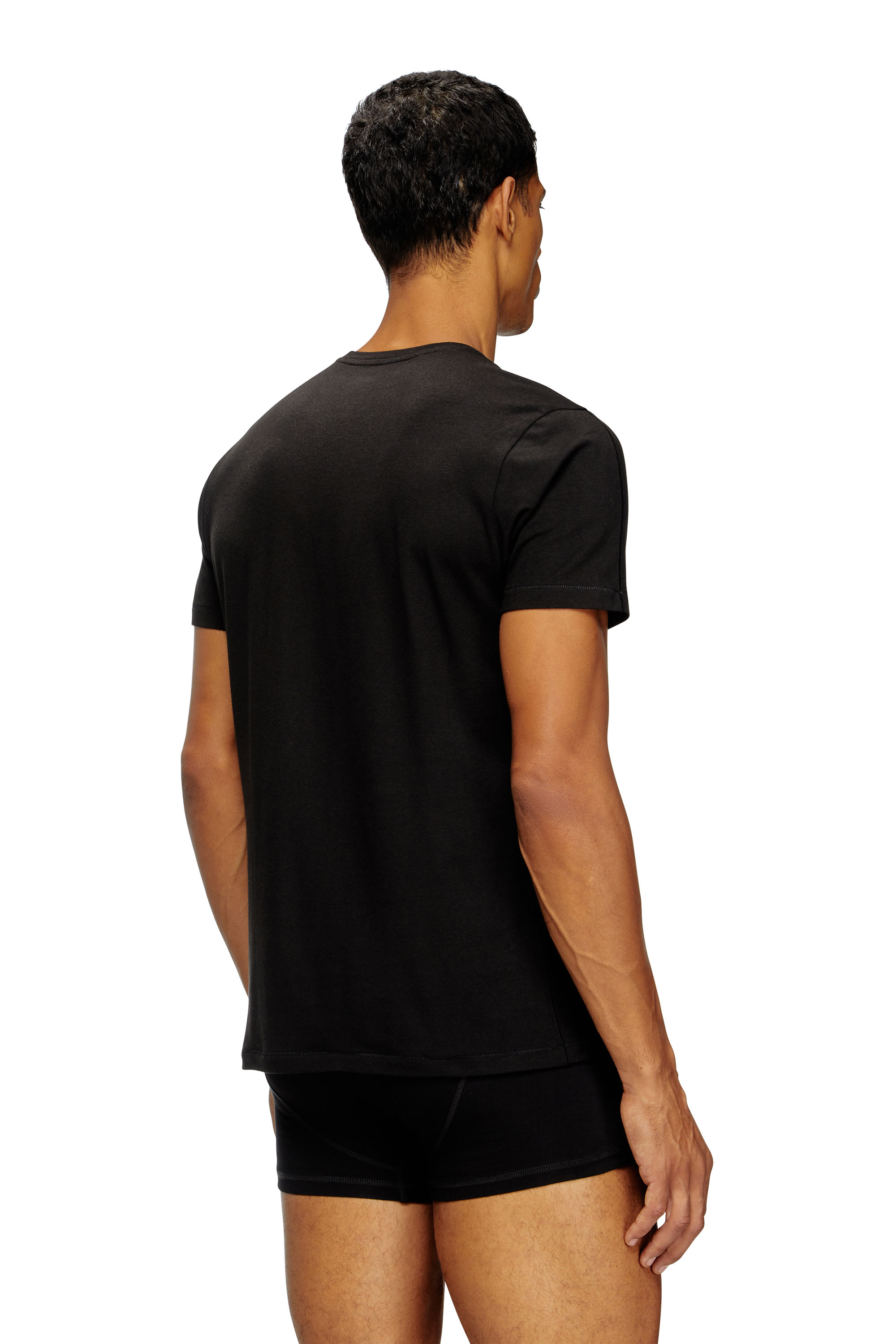 Diesel - RANDAL-D-MONO-2PACK, Lot de 2 T-shirts en jersey fluide Homme in Noir - 2