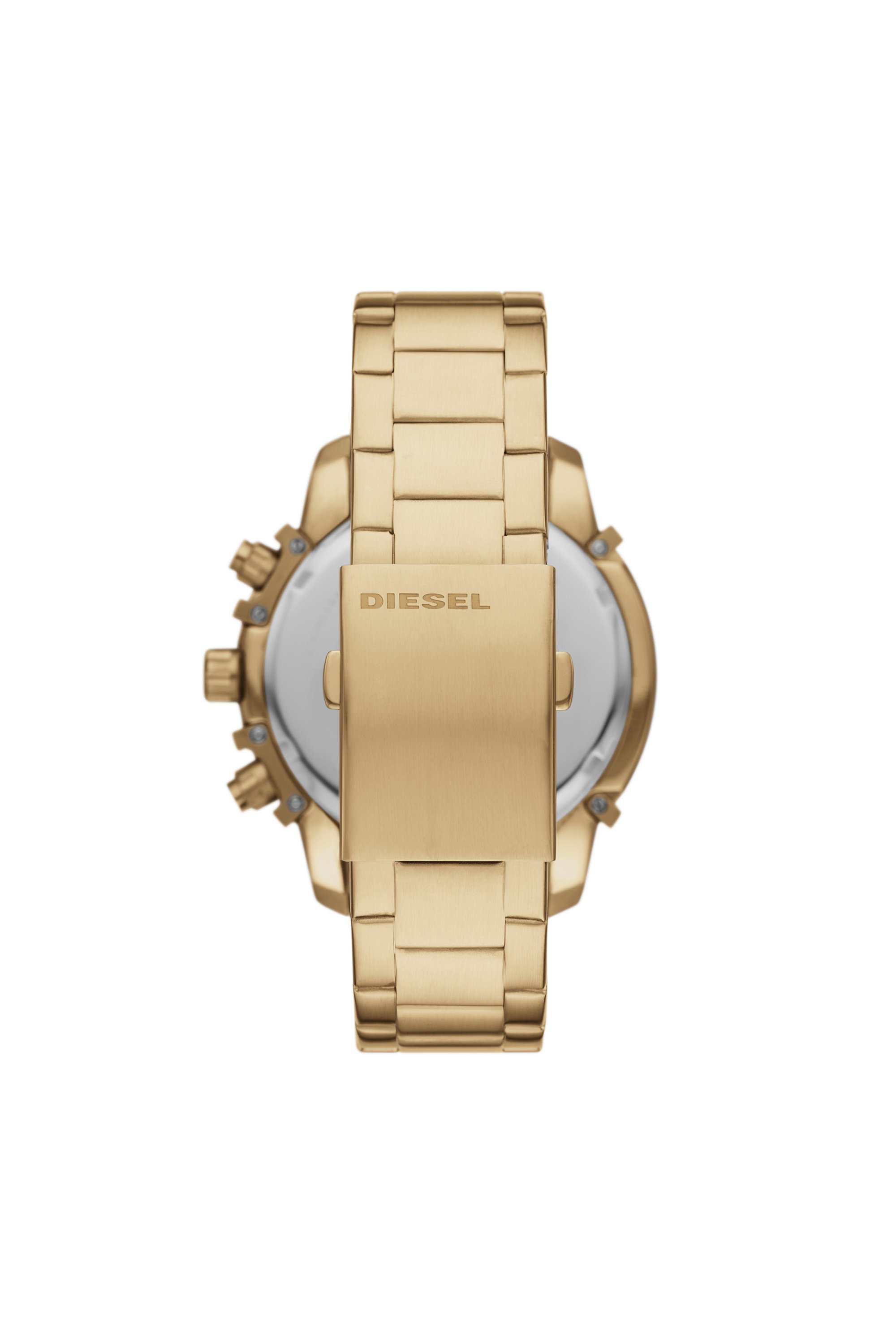 Diesel - DZ4595, Male's Griffed chronograph gold-tone stainless steel watch in Gold - 2