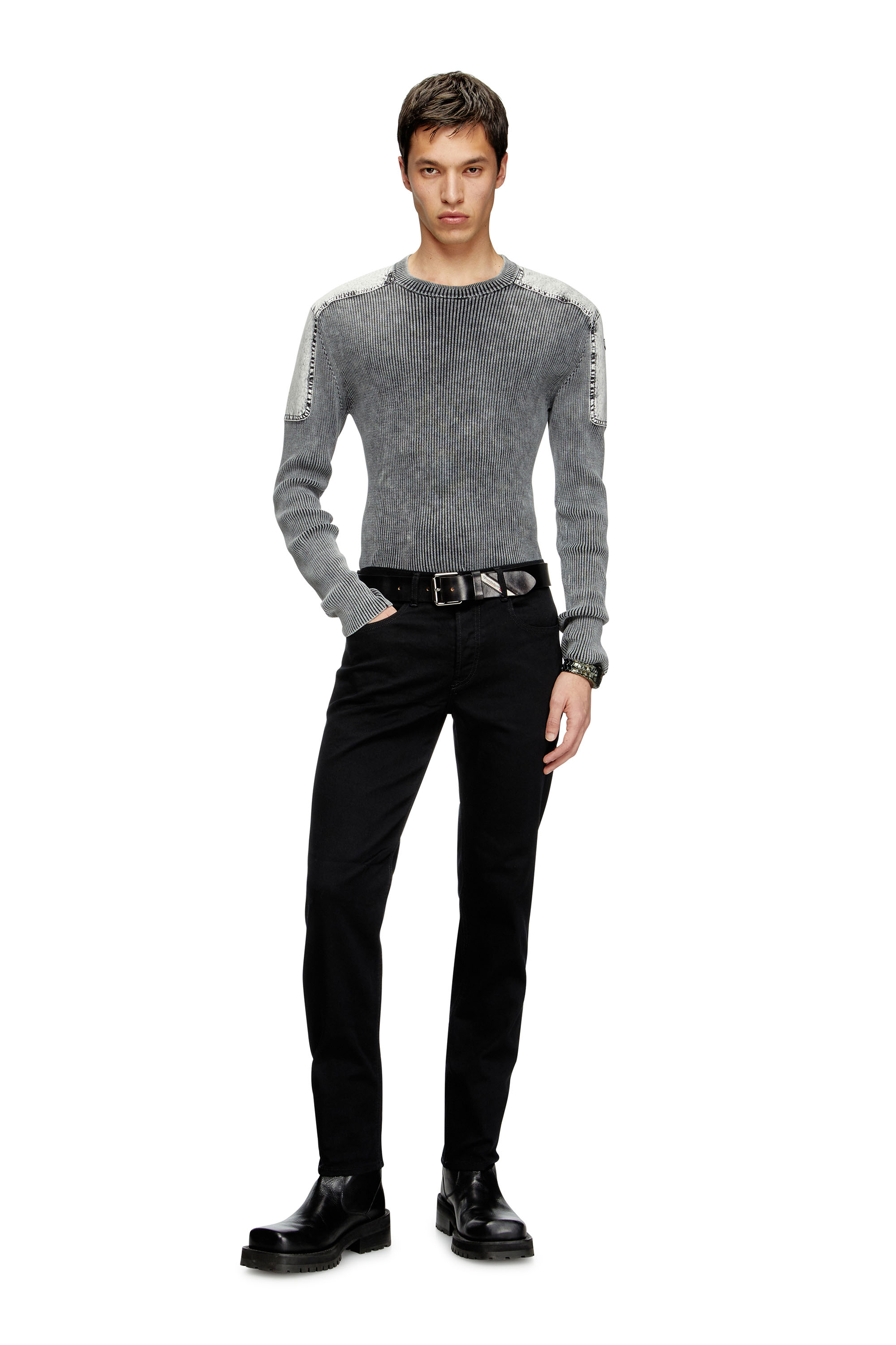 Diesel - Male's Regular Jeans 2023 D-Finitive 069YP, Black/Dark Grey - 2