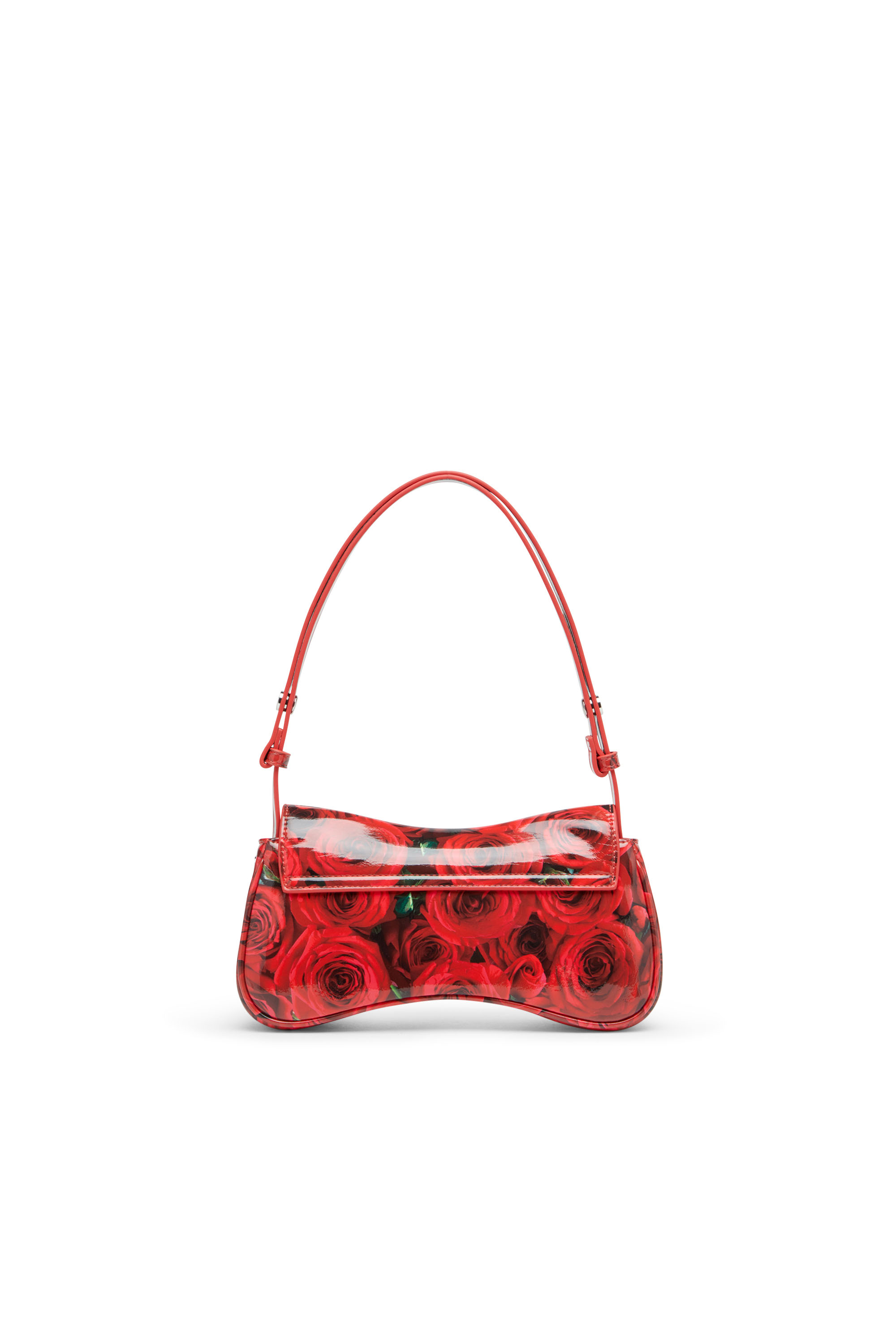 Diesel - PLAY CLUTCH, Female's Play-Glossy clutch with print in Red - 2