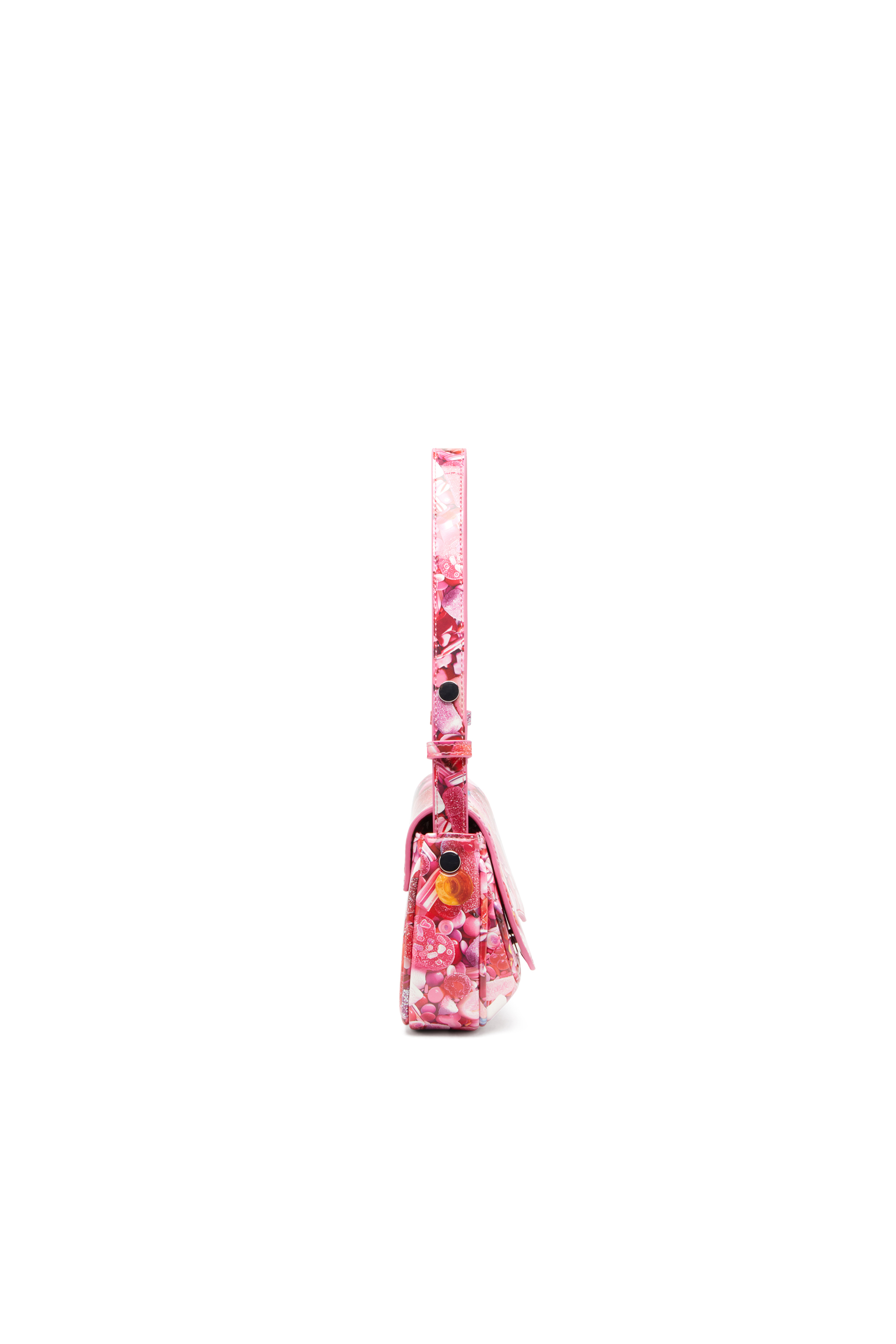 Diesel - PLAY CLUTCH, Female's Play-Glossy clutch with print in Pink - 3