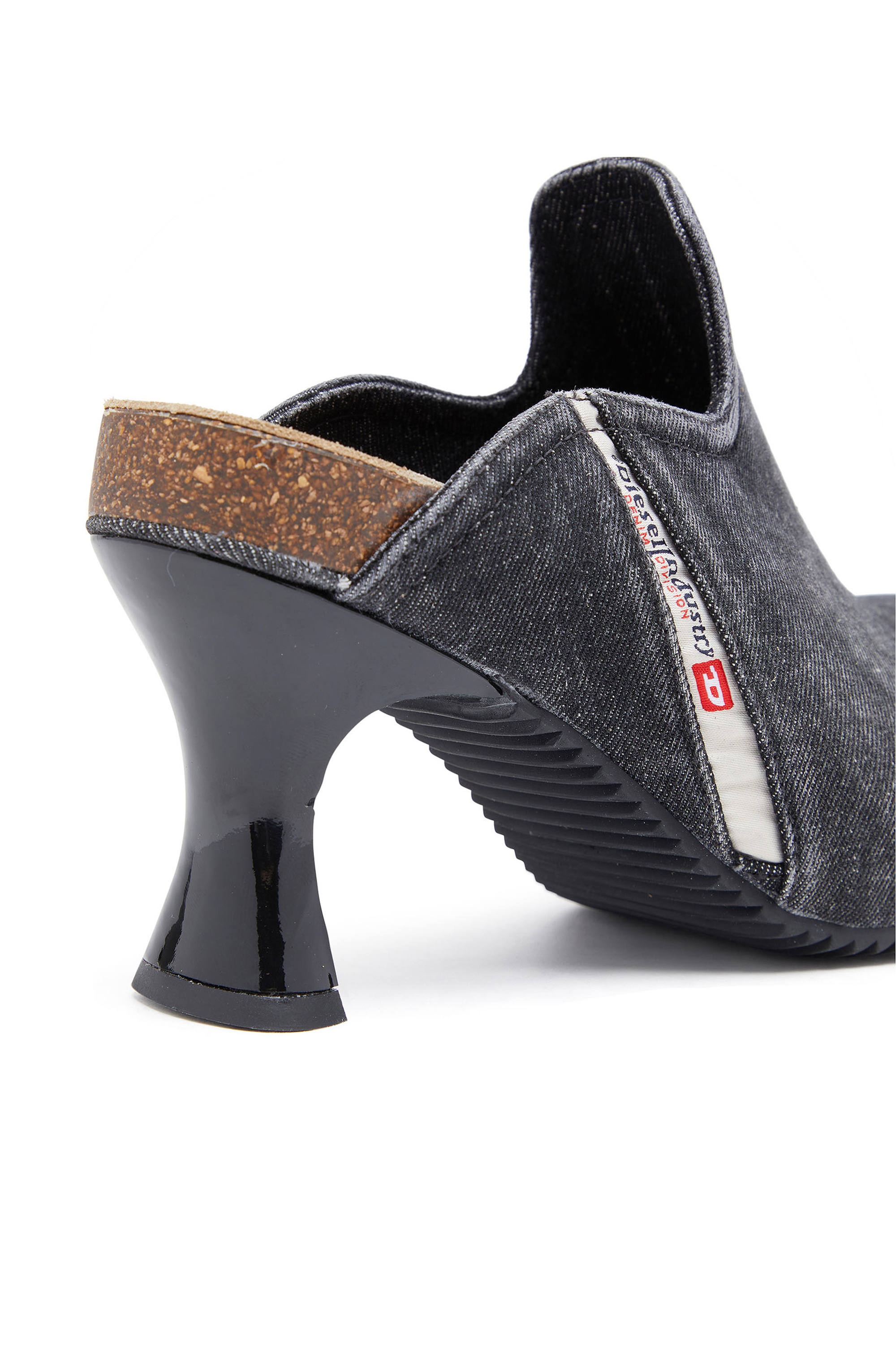 Diesel - D-WOODSTOCK ML W, D-Woodstock-Mules en denim Femme in Noir - 4