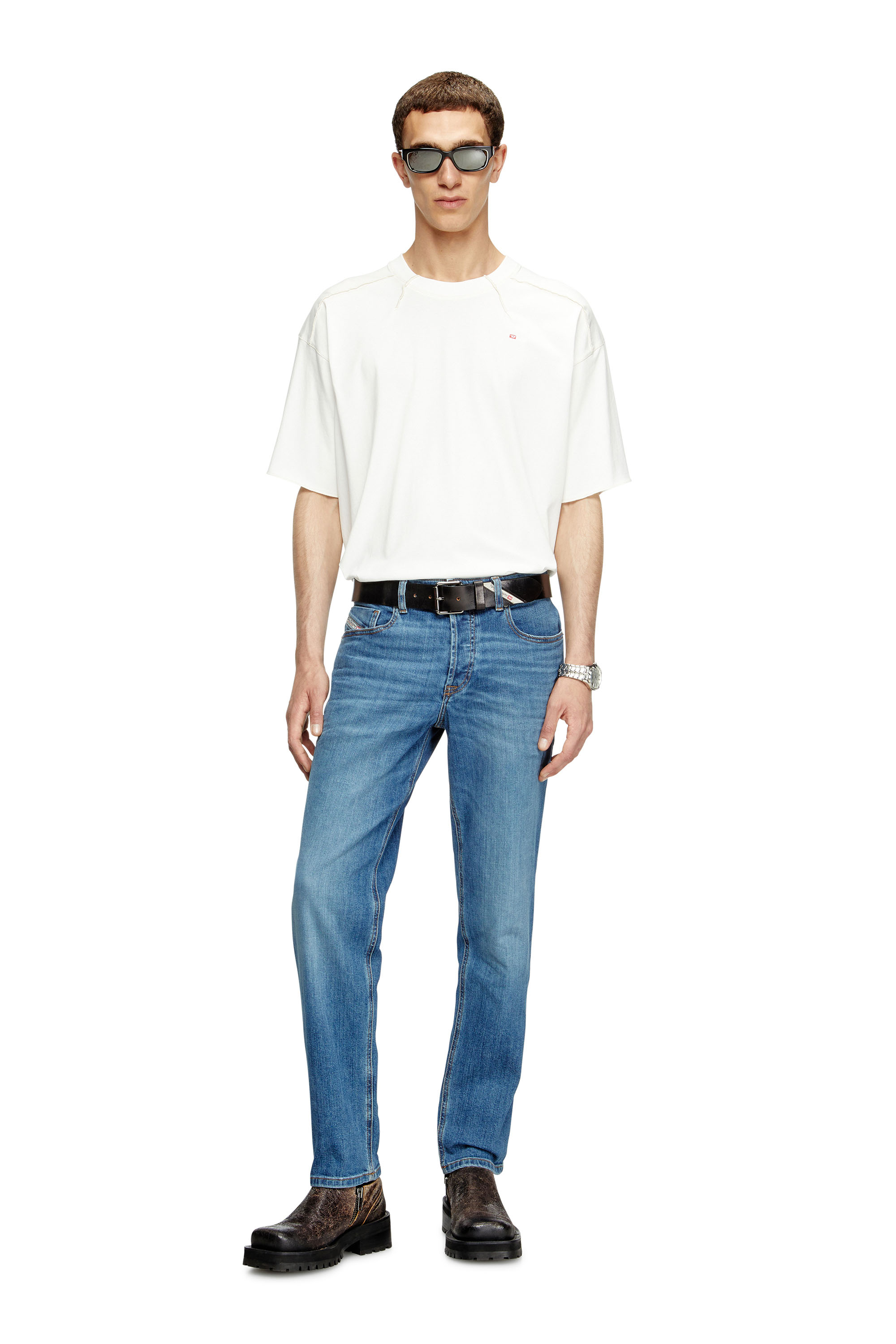 Diesel - Male's Regular Jeans 2023 D-Finitive 0KIAL, Light Blue - 2