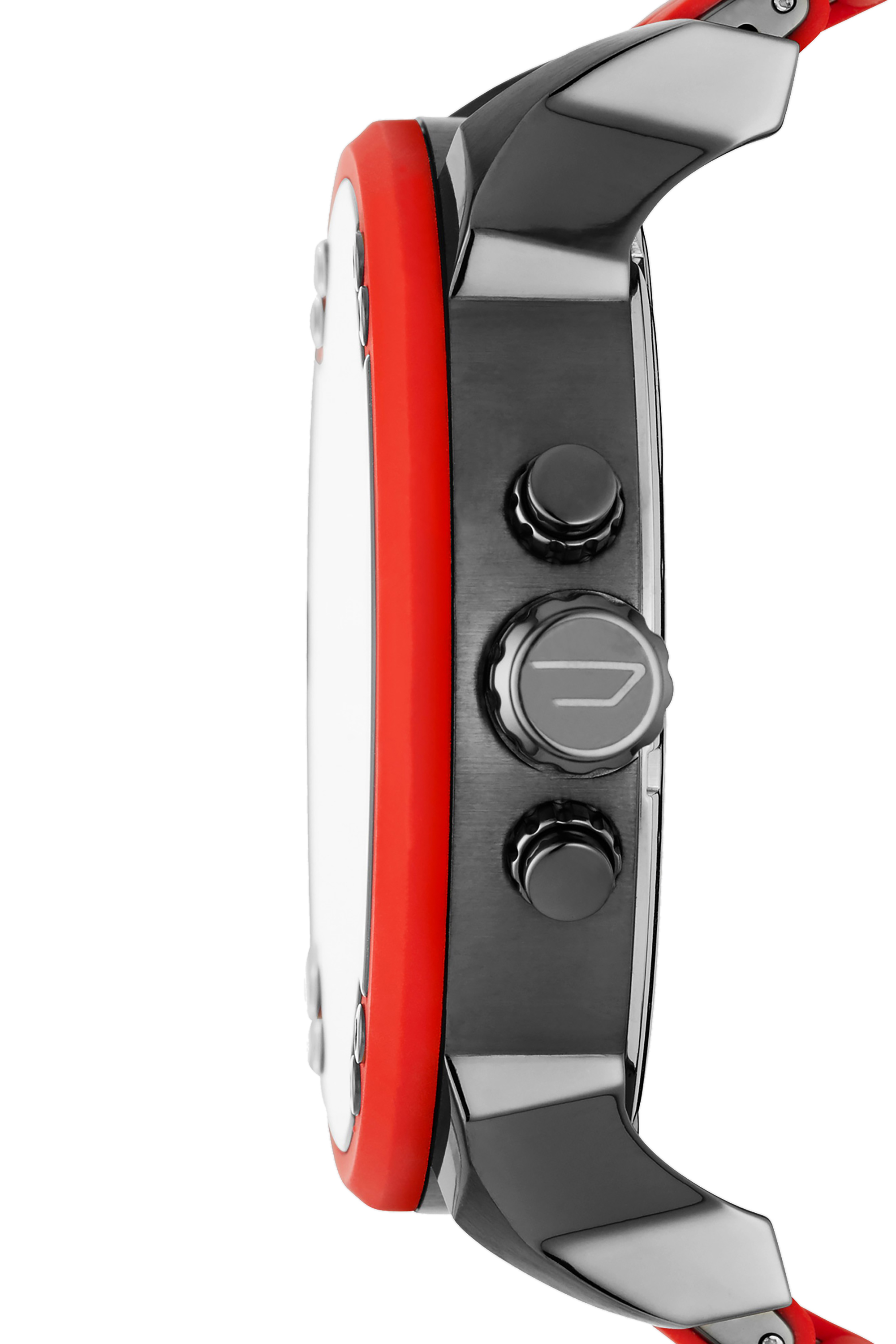 Diesel - DZ7370, Male's Mr. Daddy 2.0 red metal watch, 55 mm in Red - 2