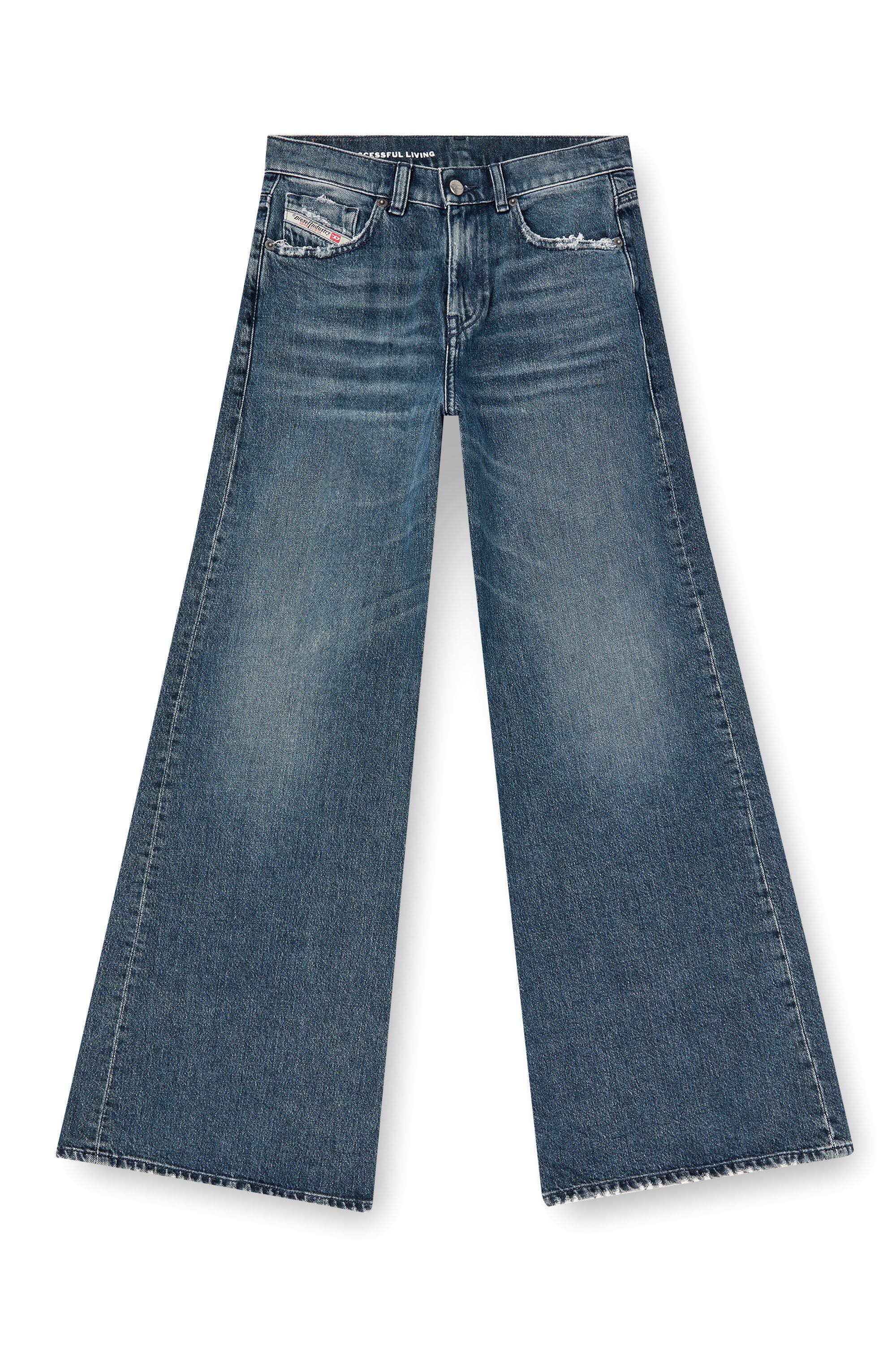 Diesel - Female's Flare Jeans 1978 D-Akemi 007Y7, Medium Blue - 3