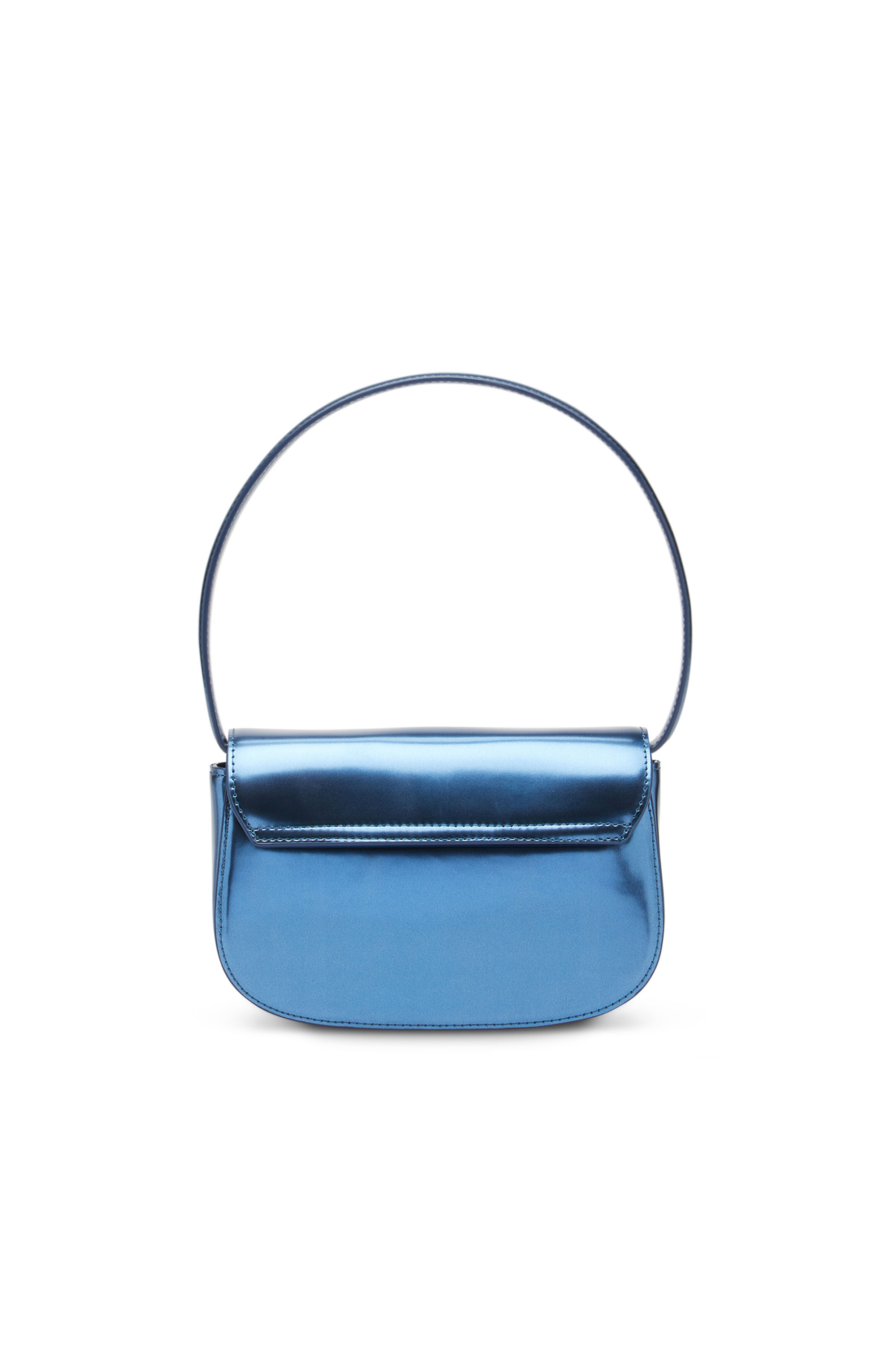 Diesel - 1DR, Female's 1DR-Iconic shoulder bag in mirrored leather in Blue - 2