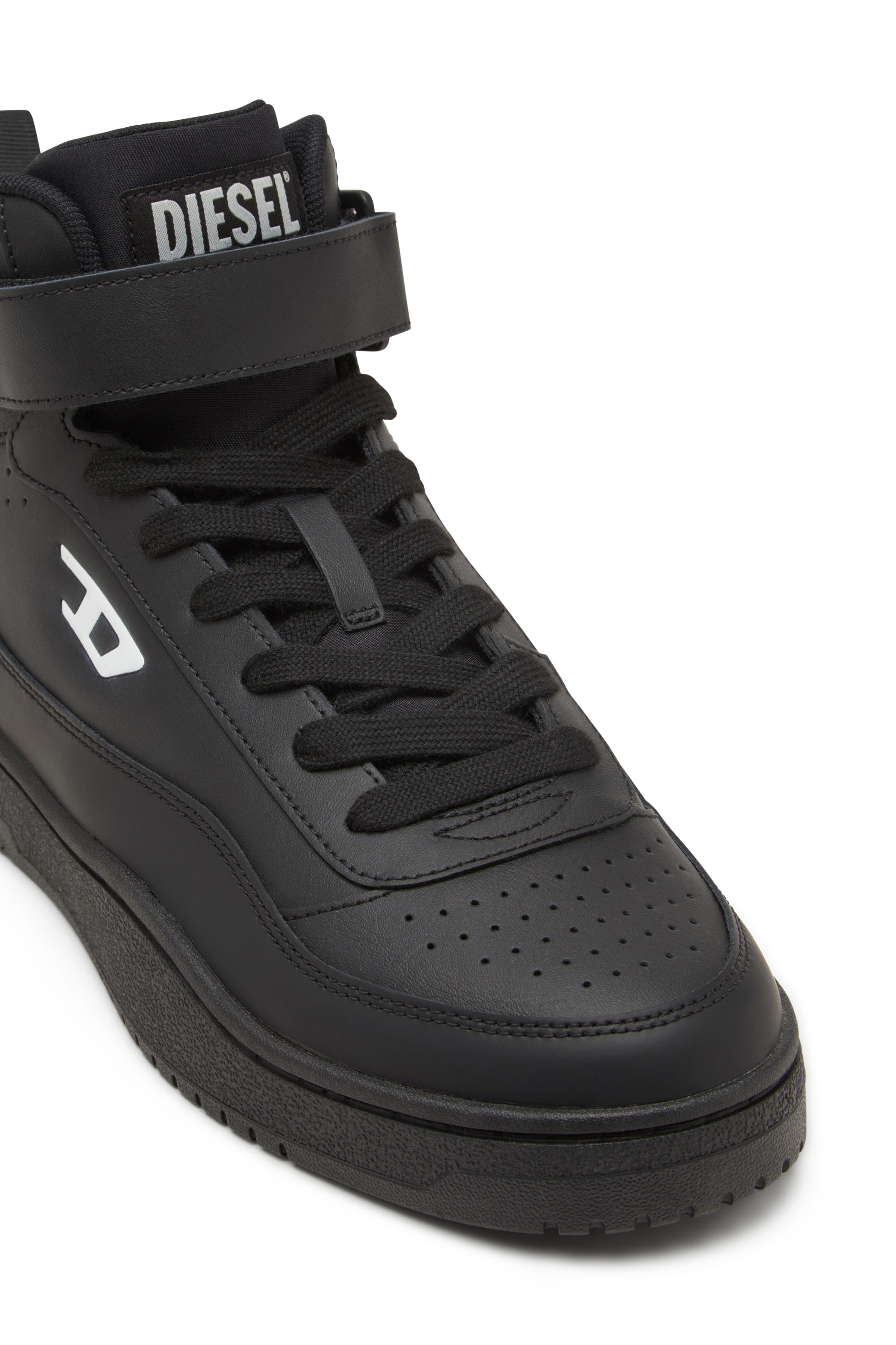 Diesel - S-TRACKER-D MID, Male's S-Tracker-D-Mid top sneaker in Black - 4