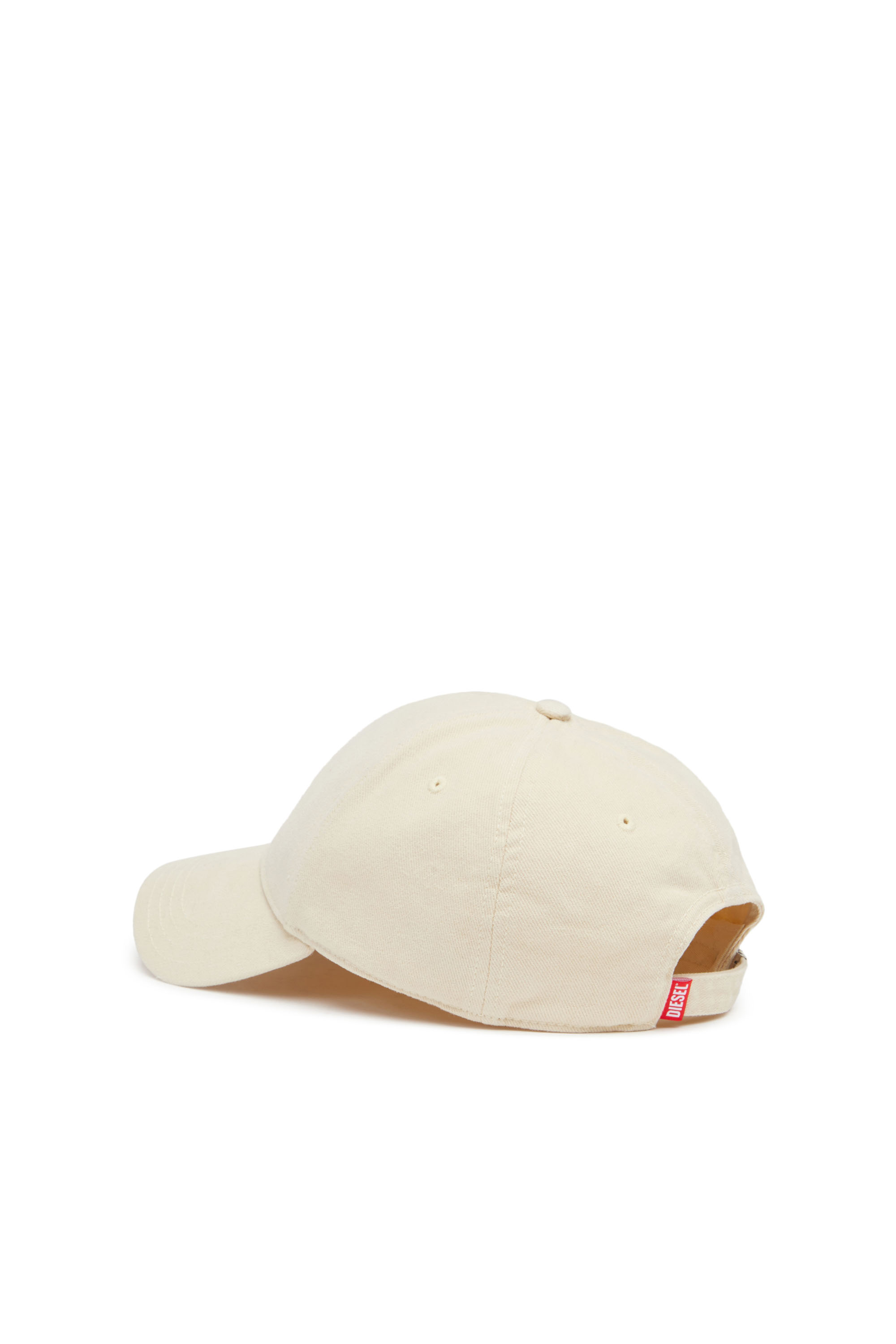 Diesel - C-RUN-WASH, Casquette de baseball en sergé de coton délavé Homme in Blanc - 2