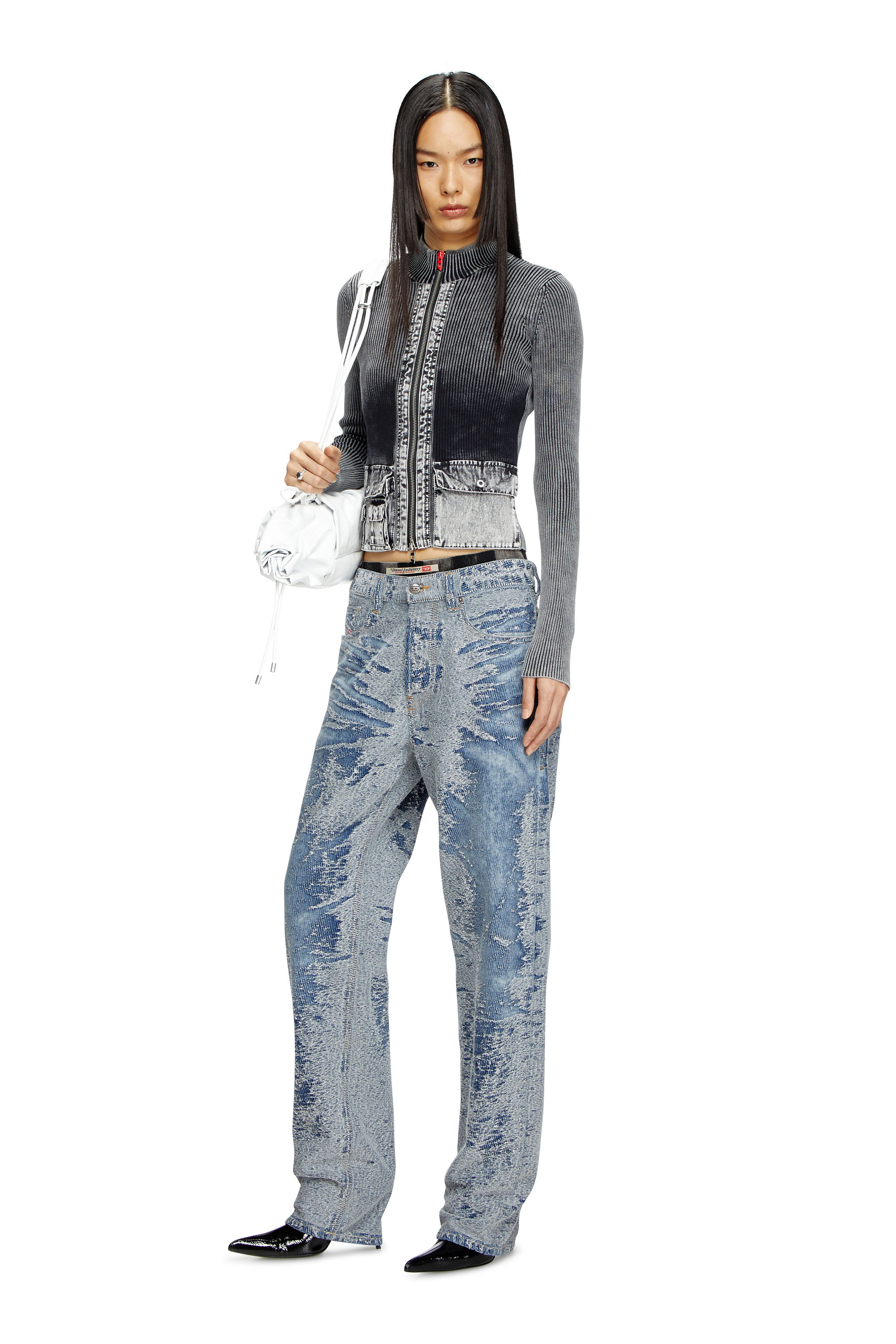 Diesel - Female's Regular Jeans 1988 D-Ark 007W4, Medium Blue - 2