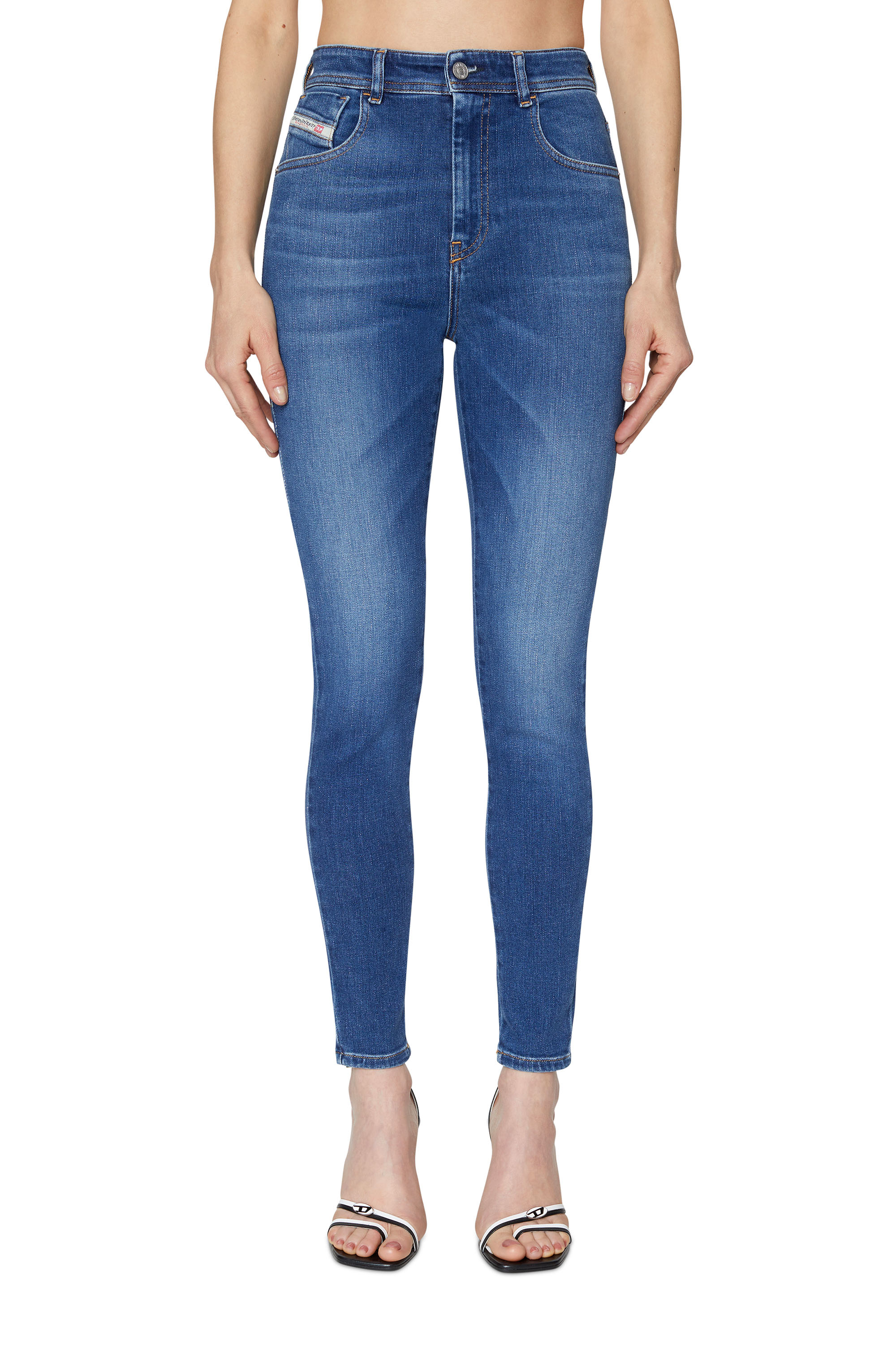Diesel - Female's Super skinny Jeans 1984 Slandy-High 09C21, Medium Blue - 2