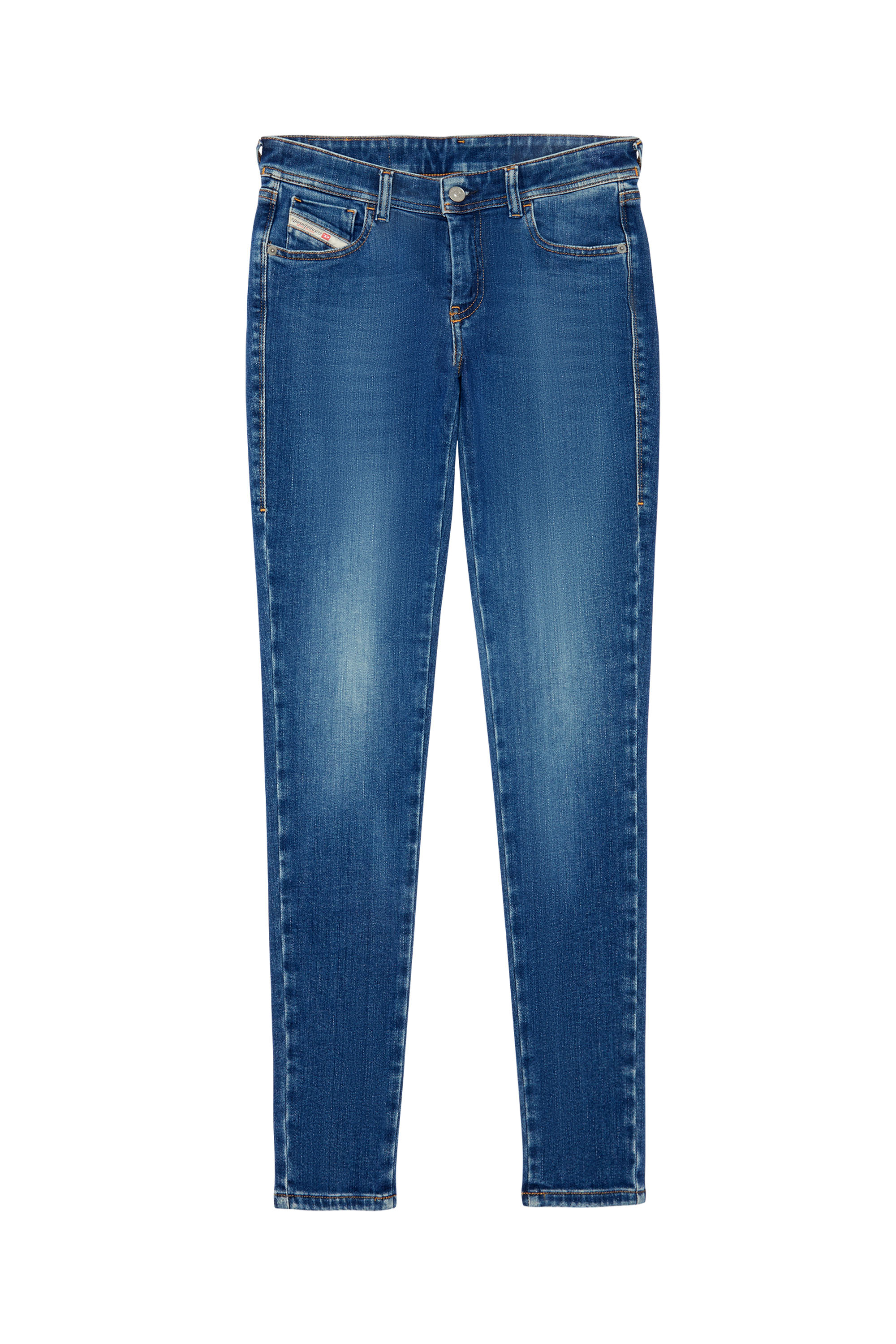 Diesel - Super skinny Jeans 2018 Slandy-Low 09C21, Super skinny Jeans - 2018 Slandy-Low Femme in Bleu - 3