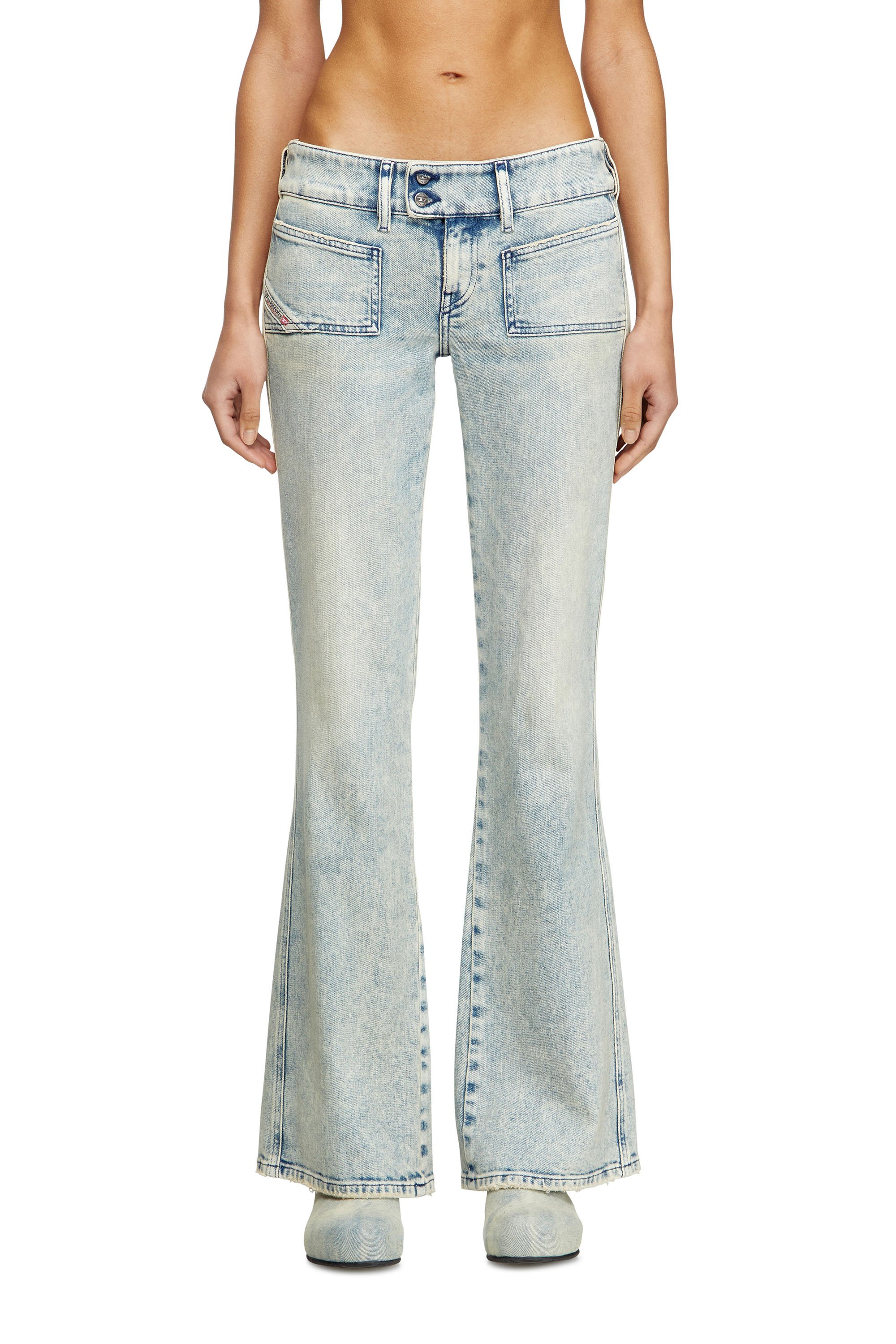 Diesel - Female's Bootcut Jeans D-Hush 09L27, Light Blue - 1
