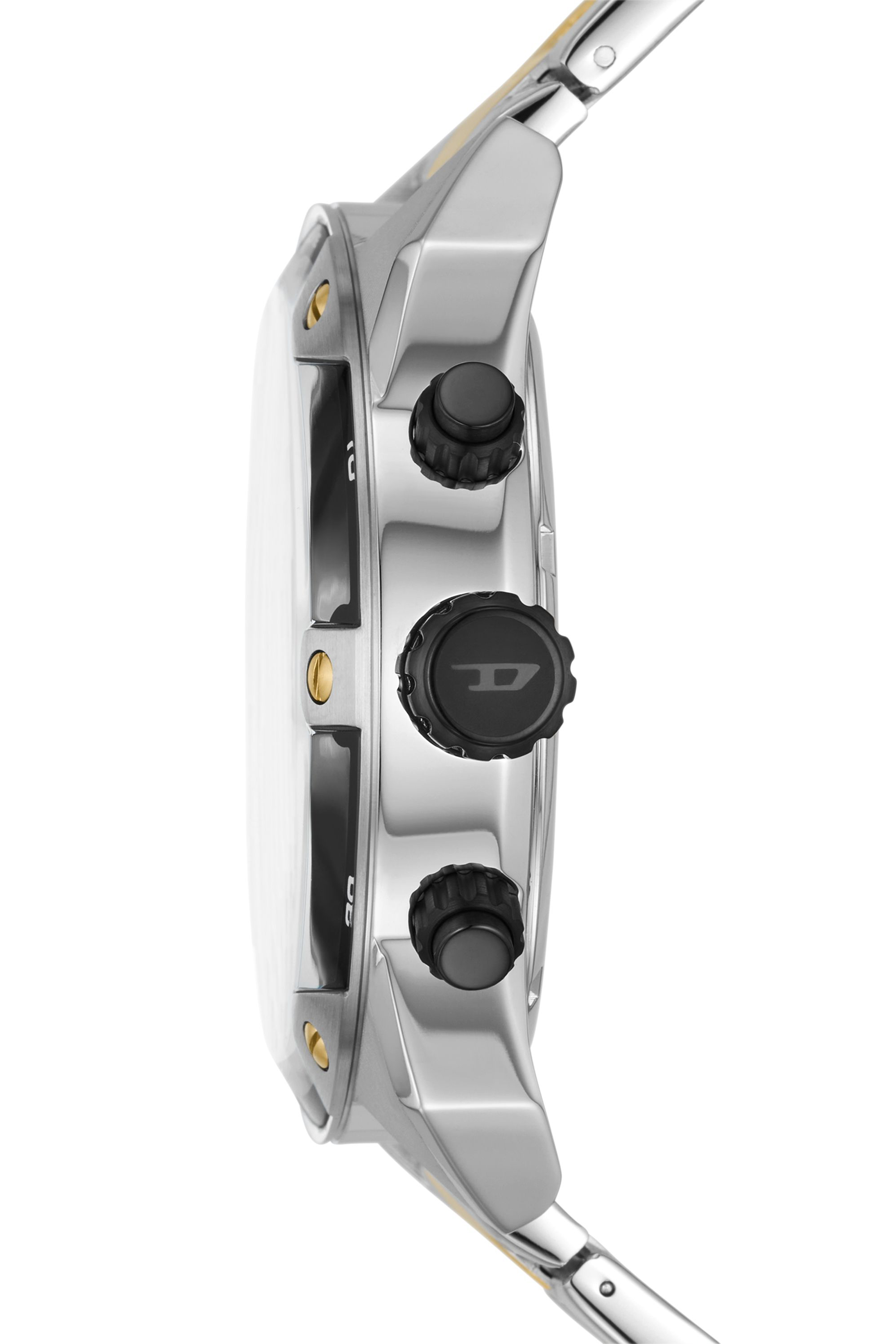 Diesel - DZ4627, Male's Spiked Stainless Steel Watch in Silver - 3