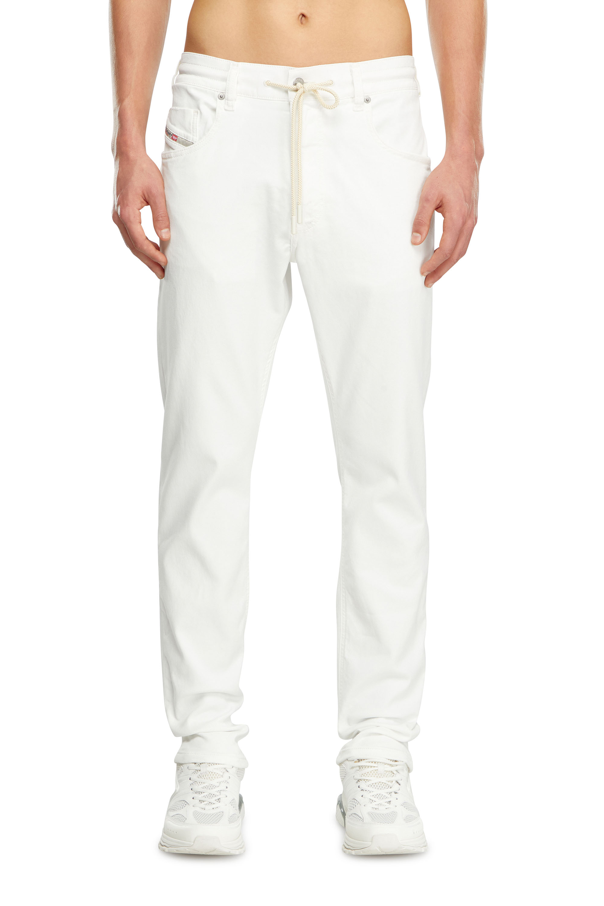 Diesel - Regular 2032 D-Krooley Joggjeans® 068HX Homme, Blanc - Image 1