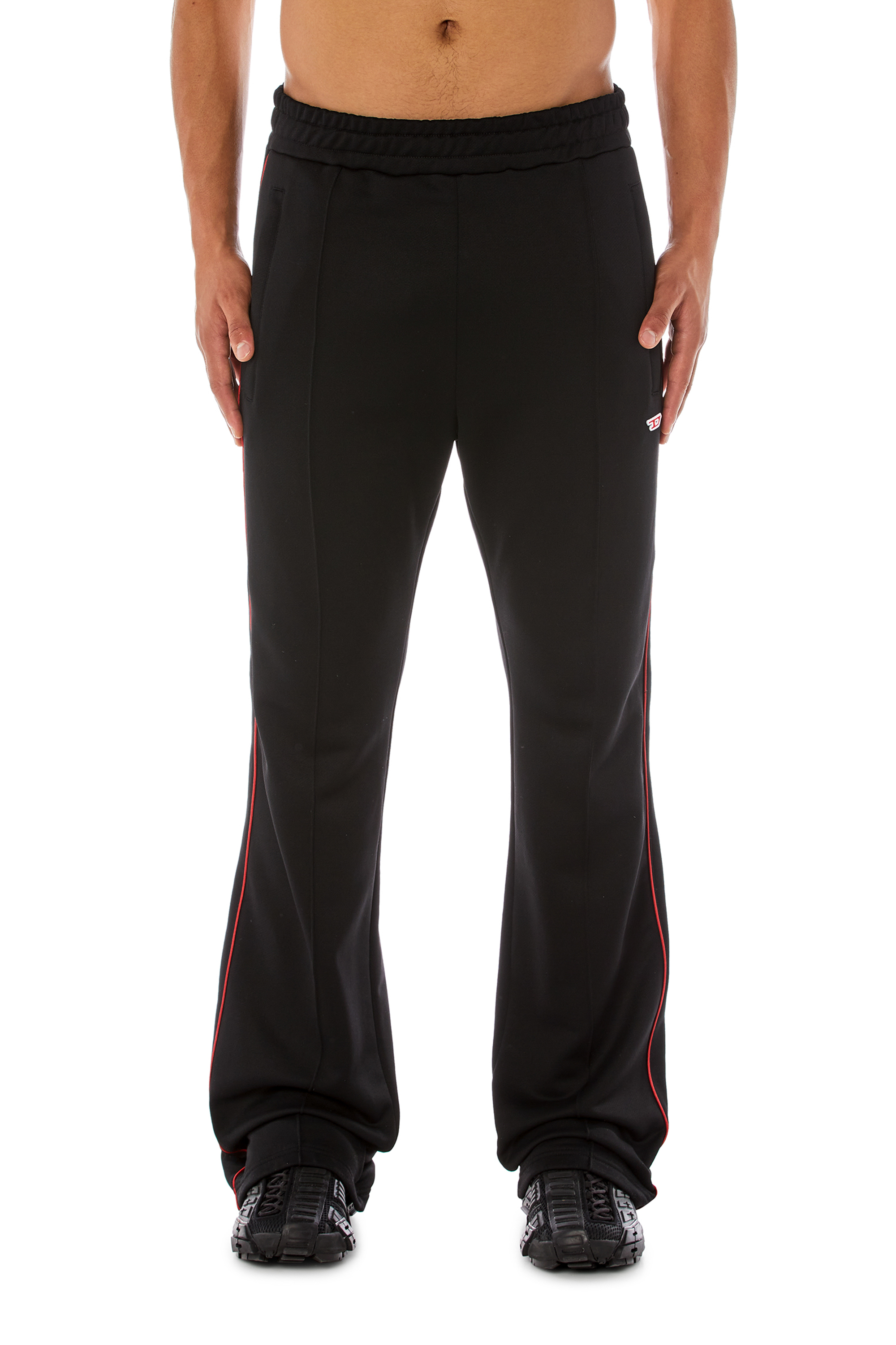 Diesel - P-ZAMPER-D, Male's Track pants in technical French terry in null - 1