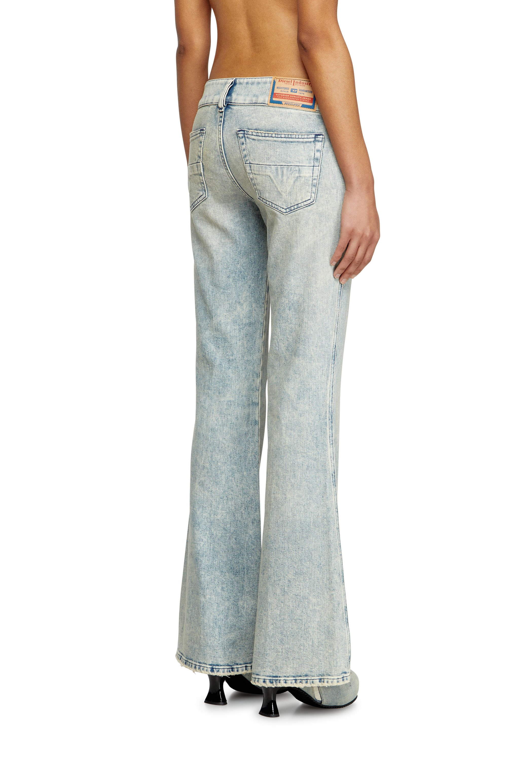 Diesel - Female's Bootcut Jeans D-Hush 09L27, Light Blue - 4