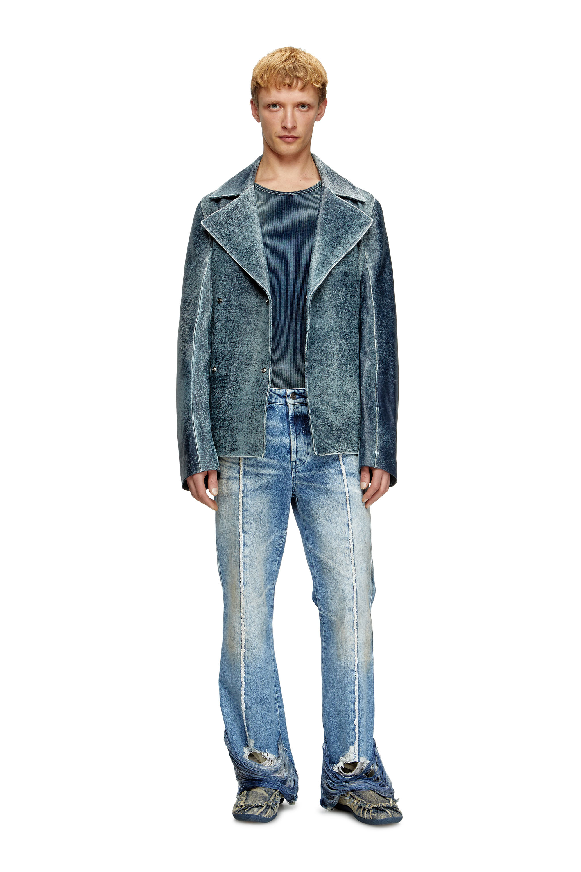 Diesel - Bootcut Jeans 1998 D-Buck 0CMBM Homme, Bleu moyen - Image 2