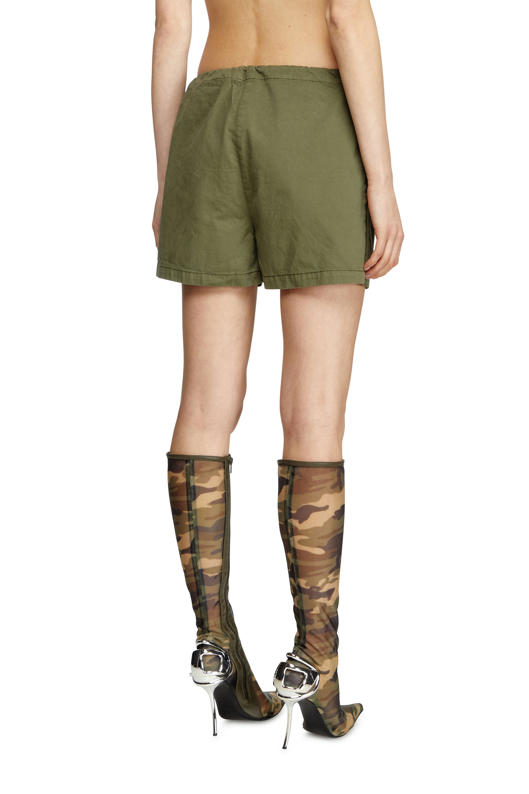 Diesel - S-ENESIS, Female's Utility shorts in Military Green - 2