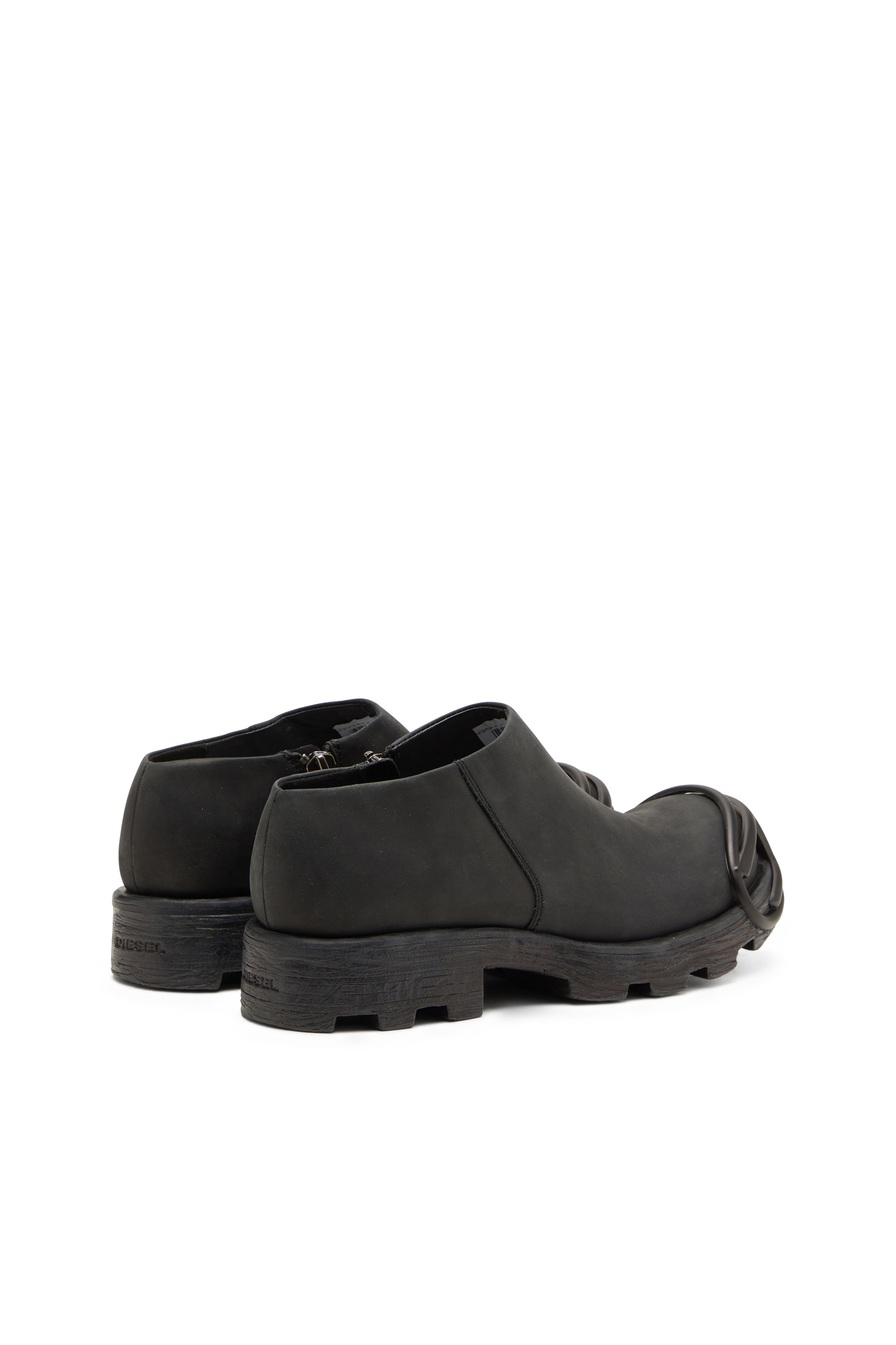Diesel - D-HAMMER AB D, Male's D-Hammer Ab D Boots - Low-cut boots with oval D toe guard in Black - 3