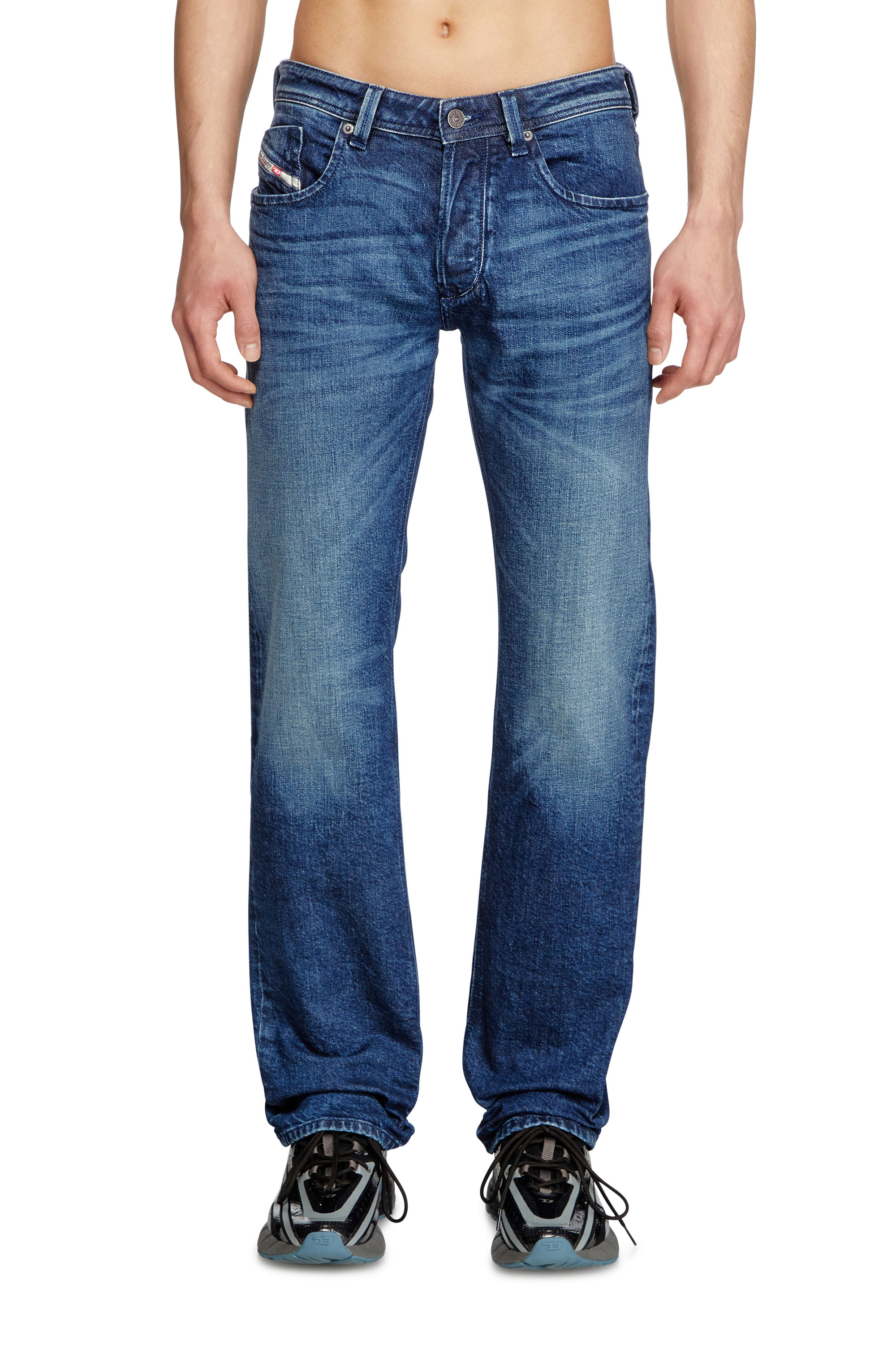 Diesel - Regular Jeans 1985 Larkee 09L51 Homme, Bleu Foncé - Image 2