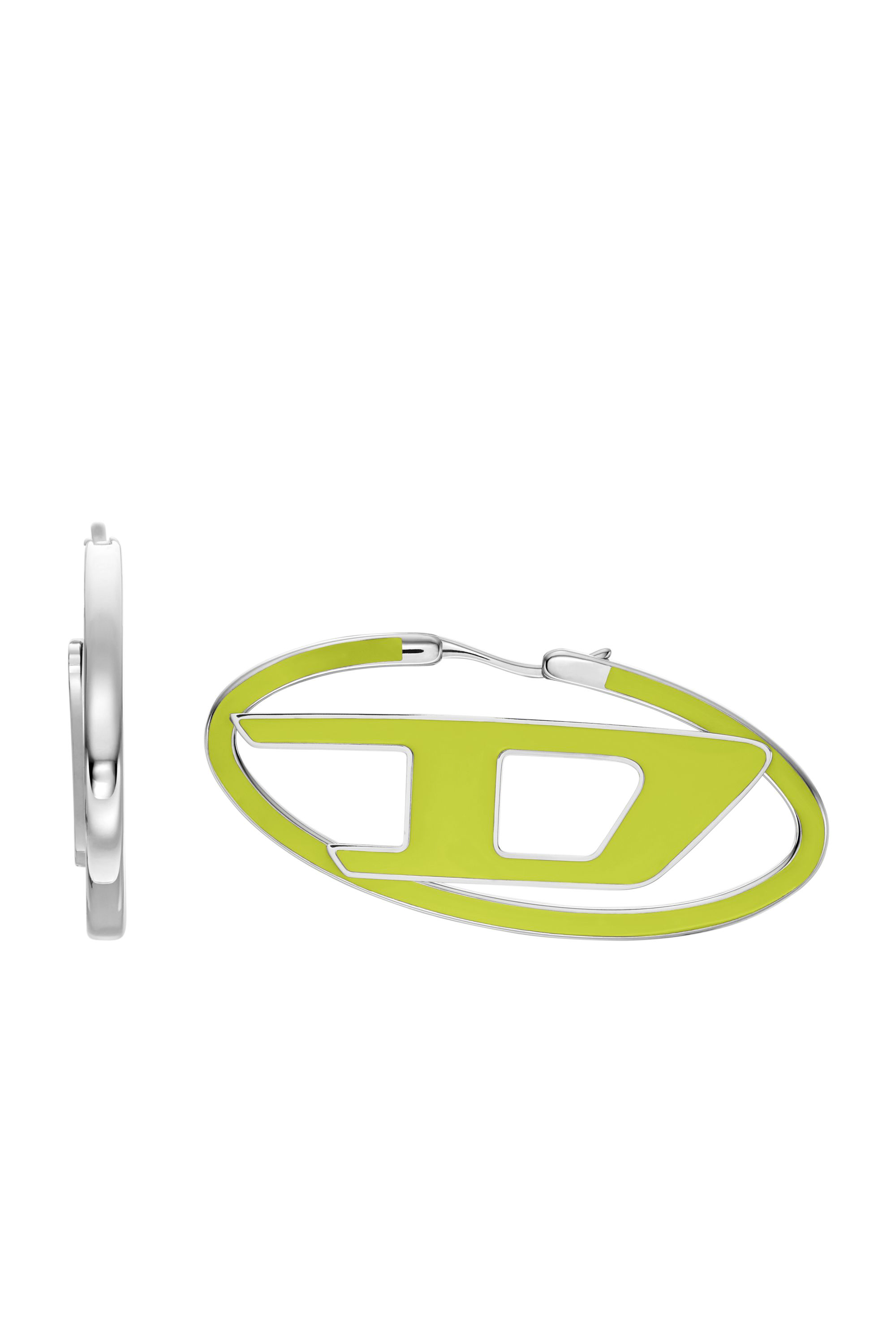 Diesel - DX1505, Boucles d'oreilles créoles en acier inoxydable Mixte in Jaune - 2