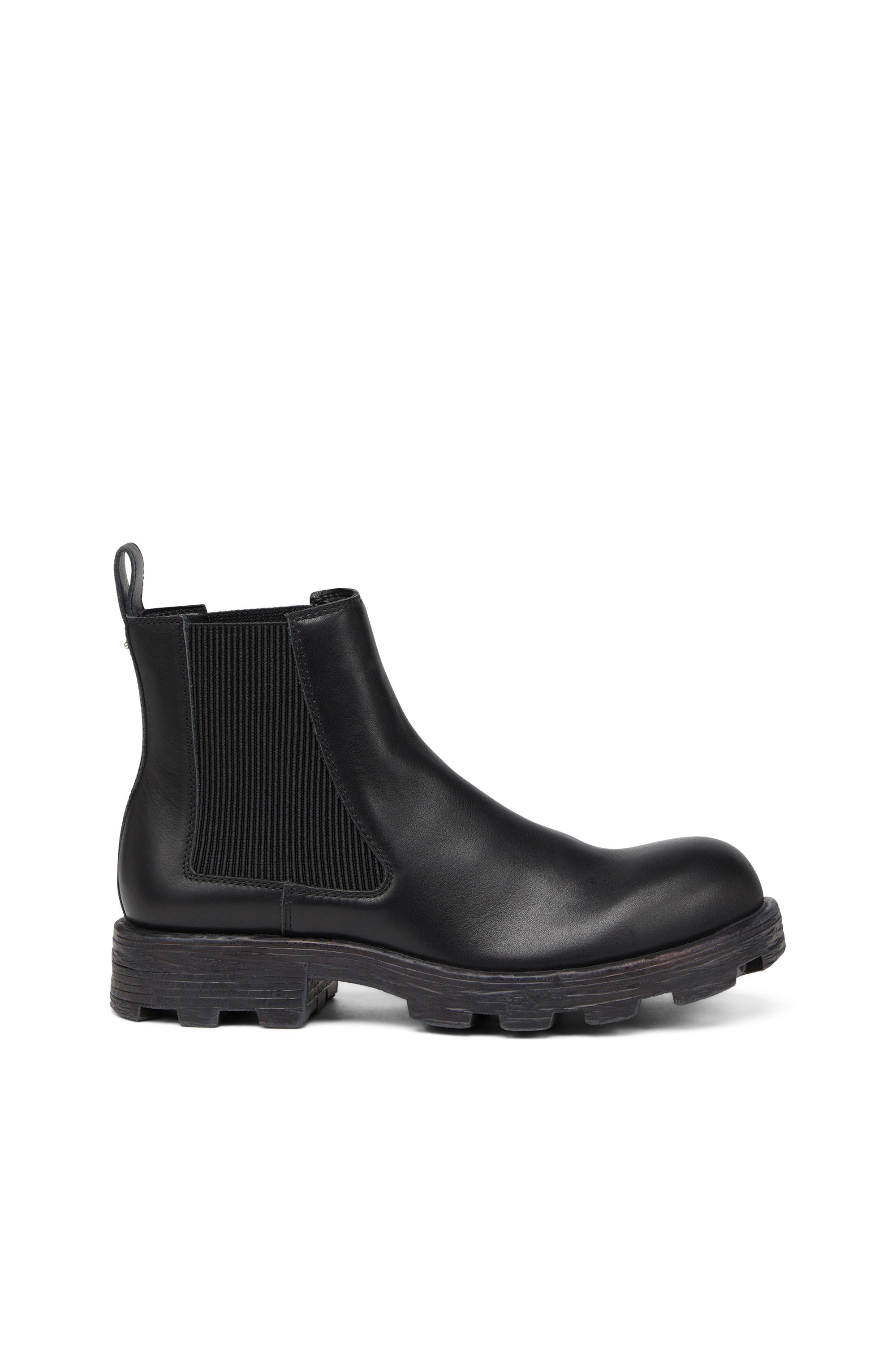 Diesel - D-HAMMER LCH, Male's D-Hammer-Leather Chelsea boots with chunky sole in Black - 1