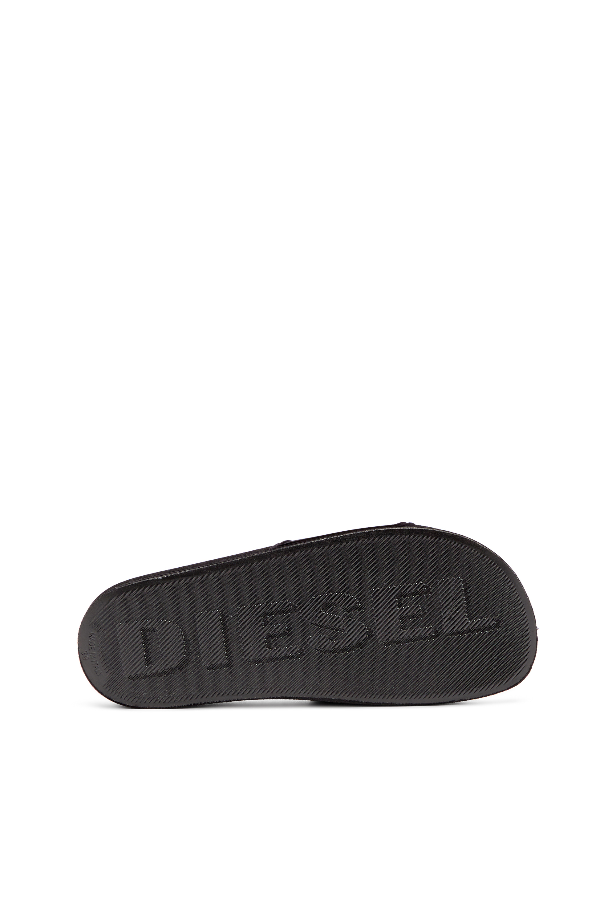 Diesel - SA-MAYEMI CC W, Female's Sa-Mayemi-Pool slides with velvety flocking in Black - 4