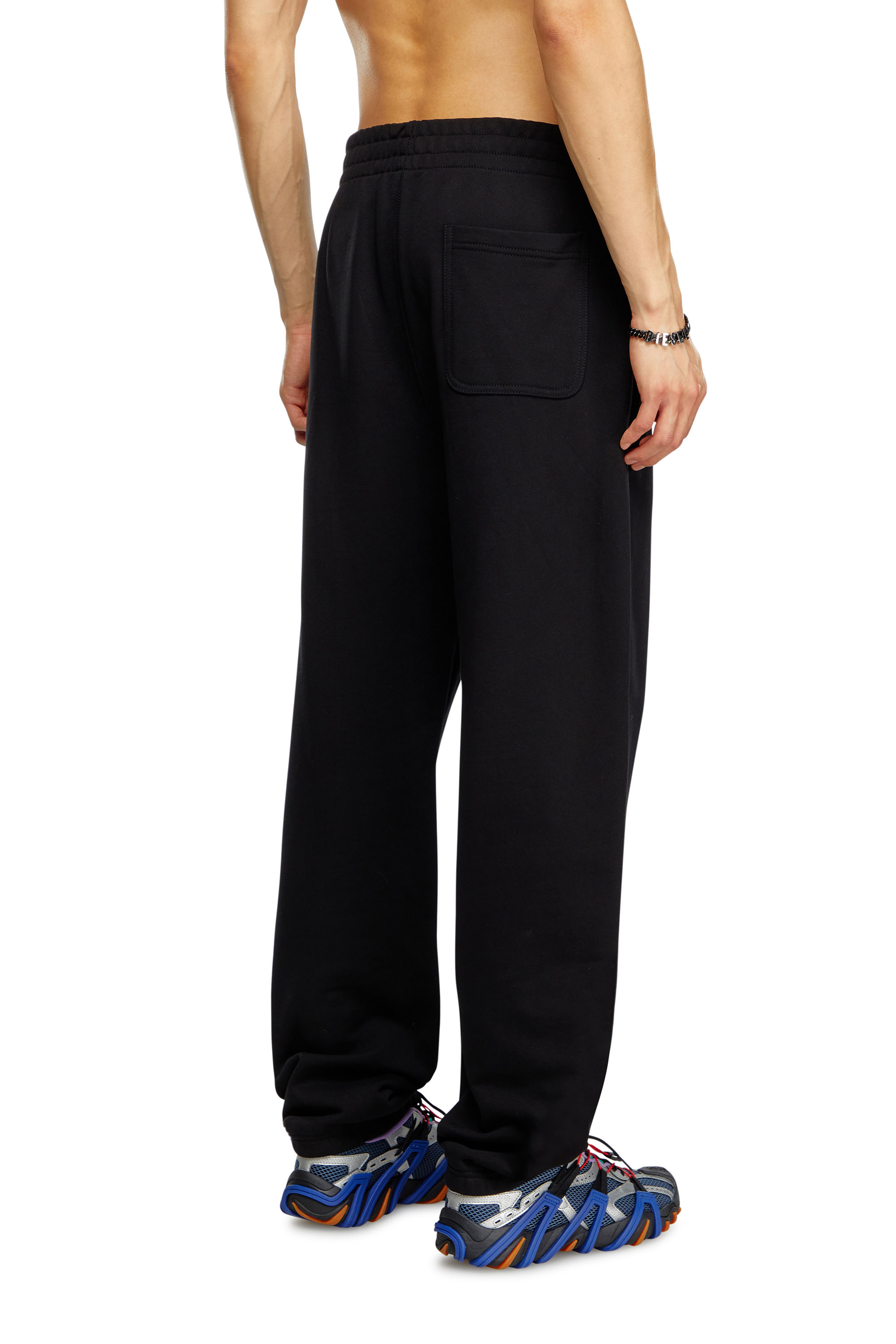 Diesel - P-MARKY-D, Male's Track pants with embroidered D patch in Black - 2