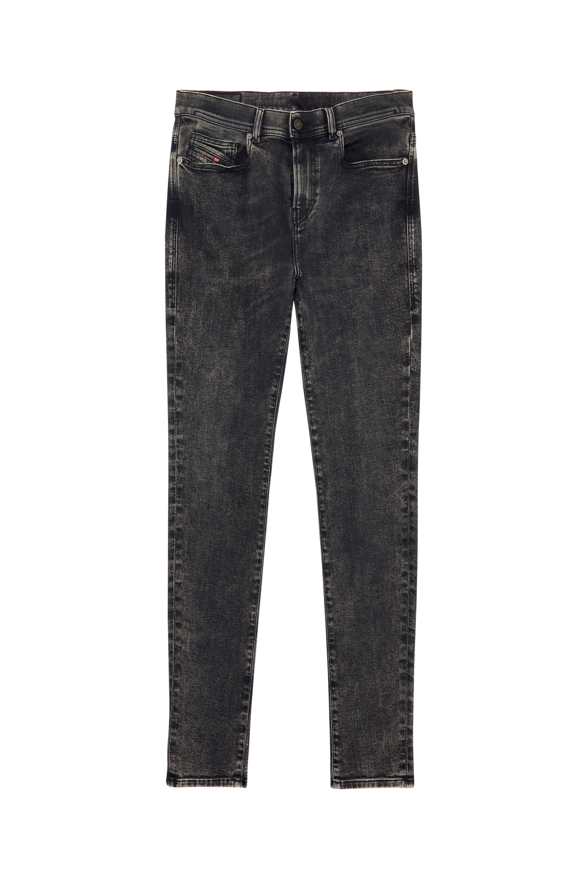 Diesel - Skinny Jeans 1983 D-Amny 09C22, Male's Skinny Jeans - 1983 D-Amny in Black/Dark Grey - 4