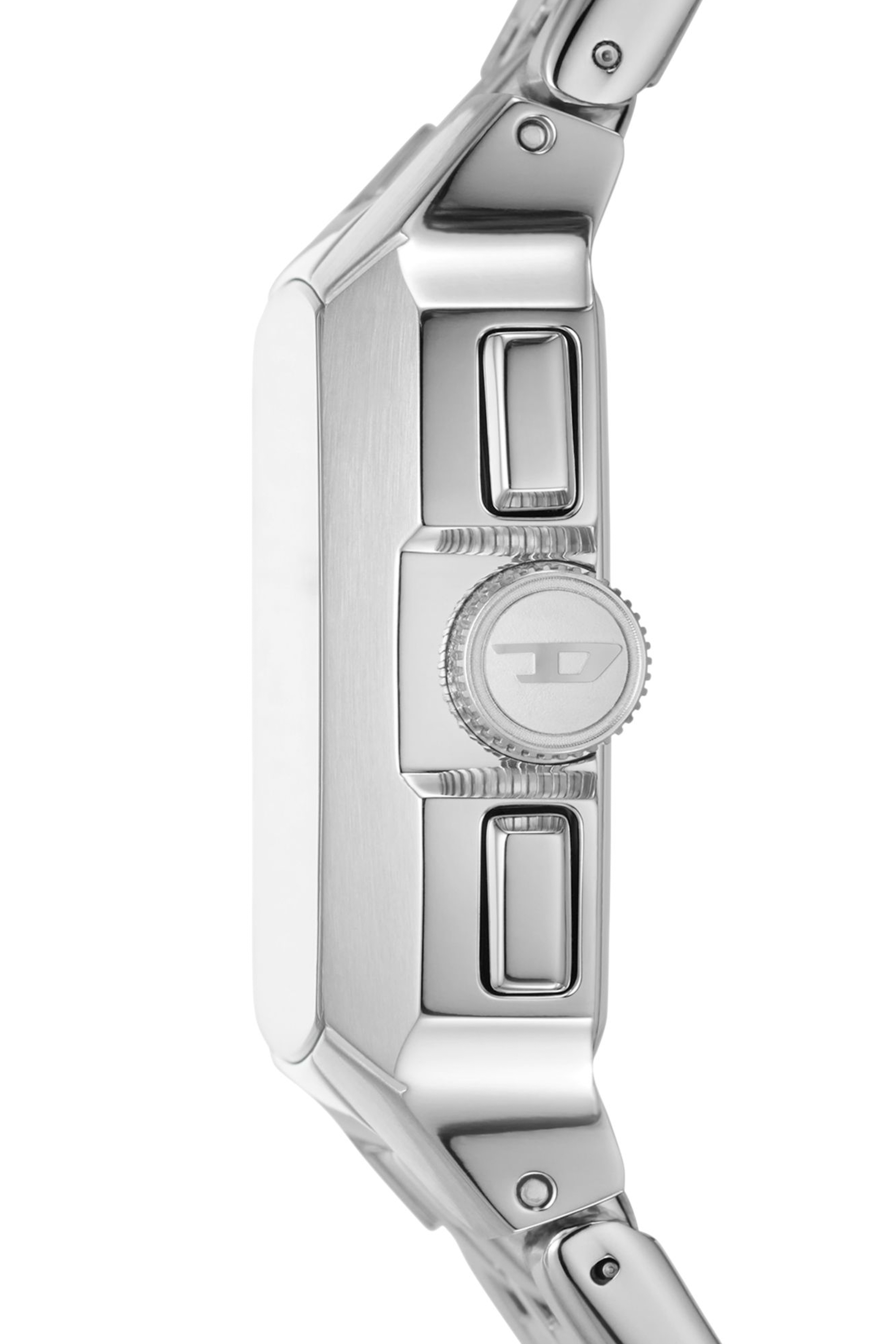 Diesel - DZ4661, Montre Cliffhanger en acier inoxydable Homme in Gris argenté - 3
