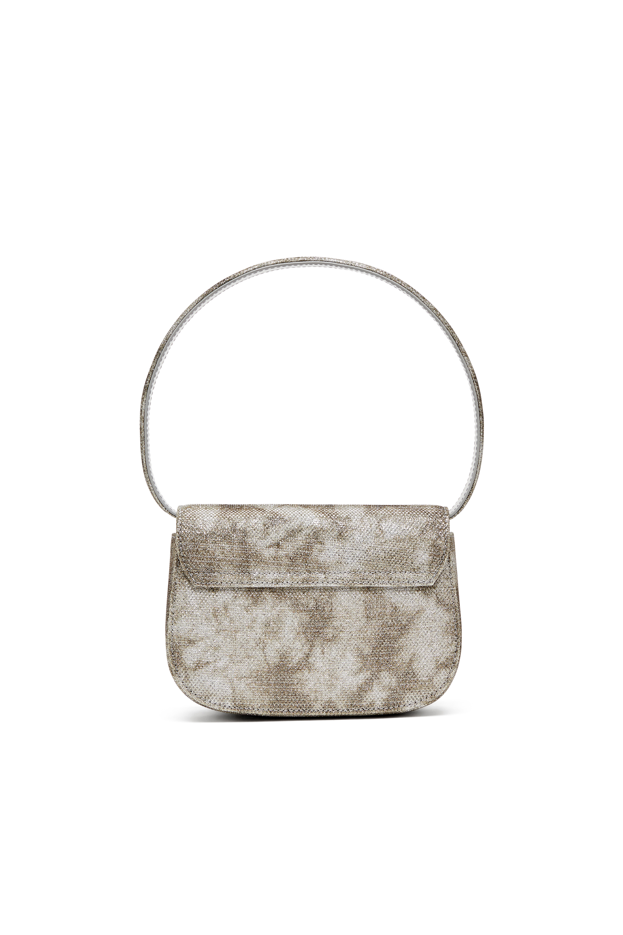 Diesel - 1DR, Female's 1DR-Iconic shoulder bag in shimmer fabric in Military Green - 2