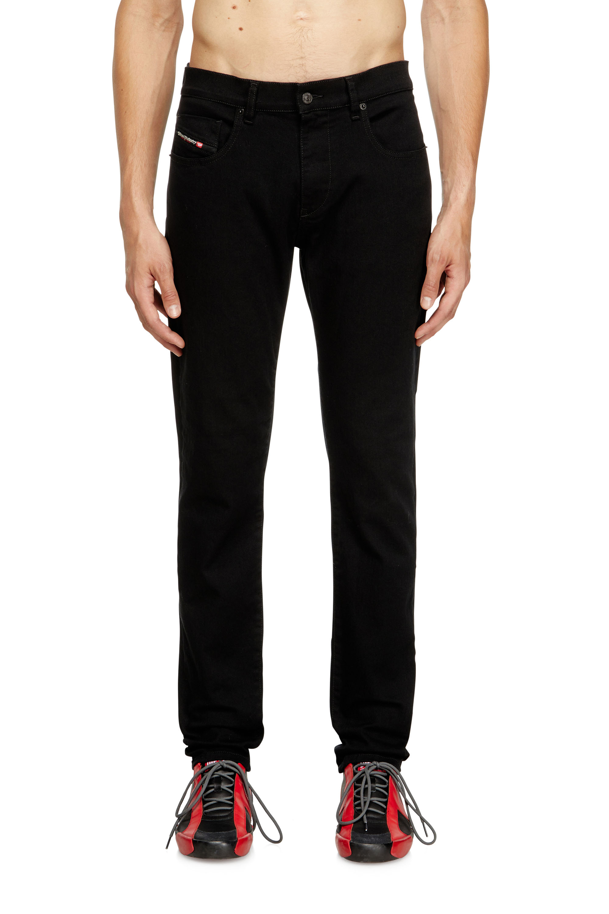 Diesel - Male's Slim Jeans 2019 D-Strukt 069YP, Black/Dark Grey - 1