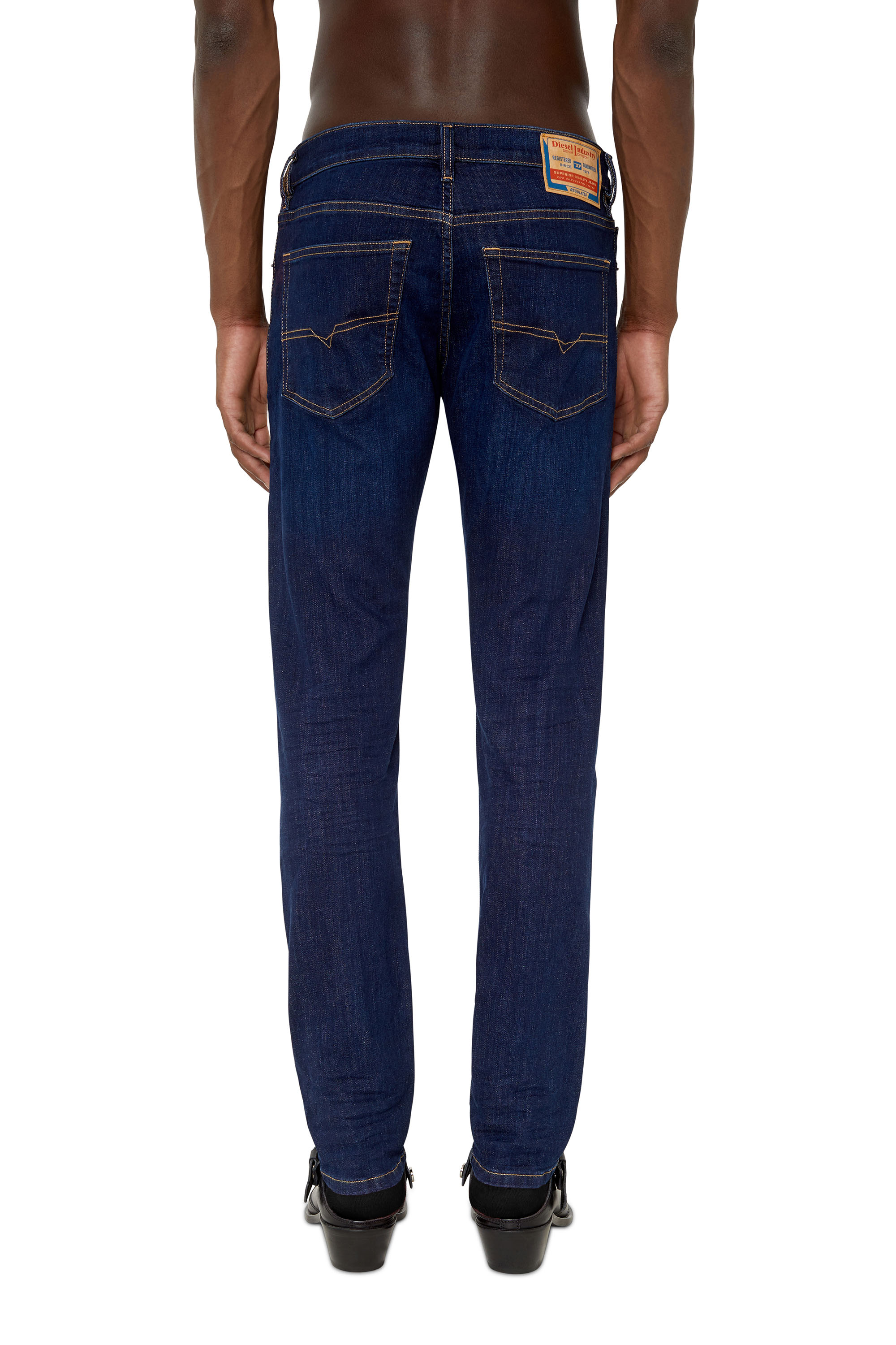Diesel - Slim Jeans D-Luster 0IHAQ, Male's Slim Jeans - D-Luster in Dark Blue - 4