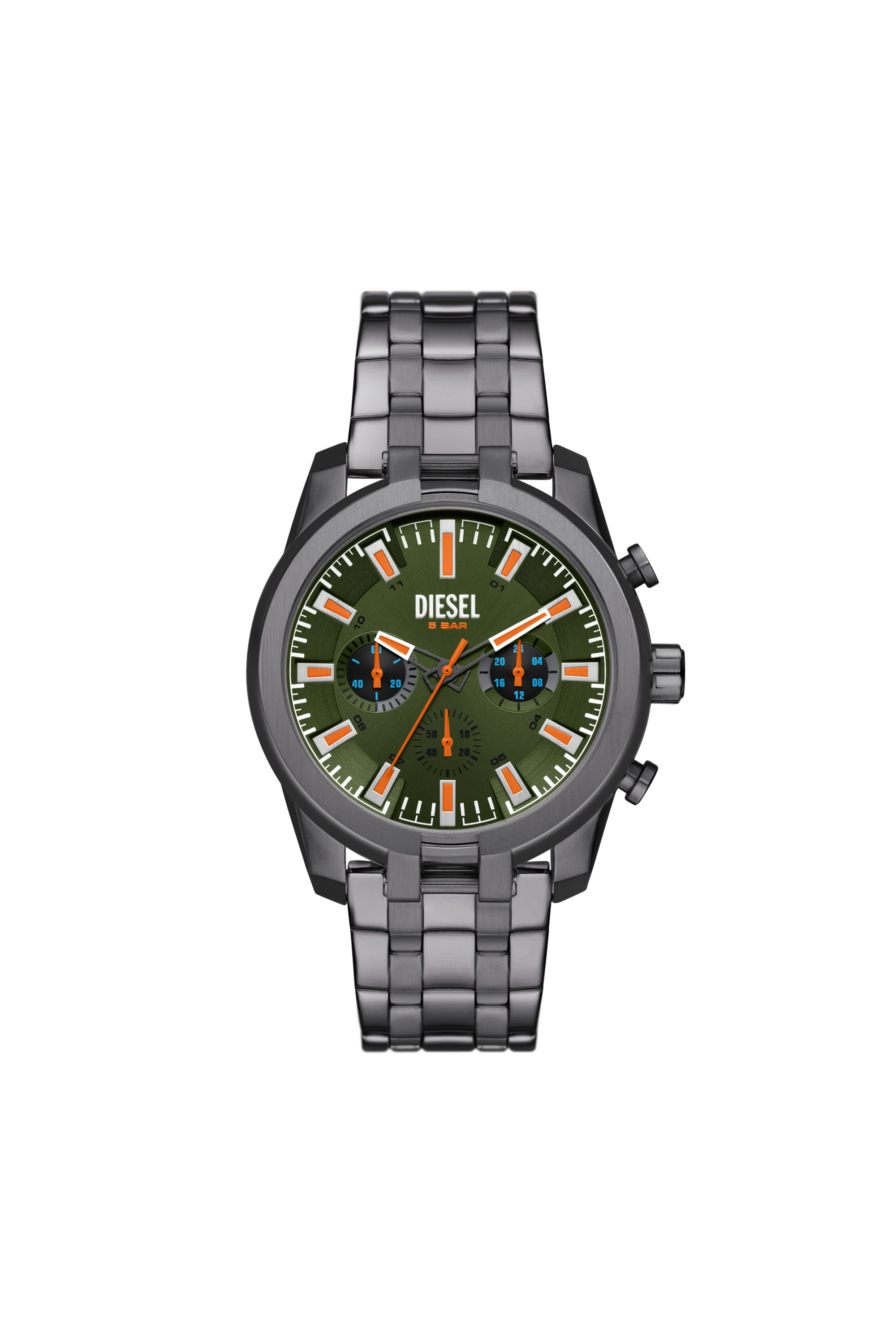 Diesel - DZ4624, Male's Split Gunmetal Stainless Steel Watch in Dark Grey - 1